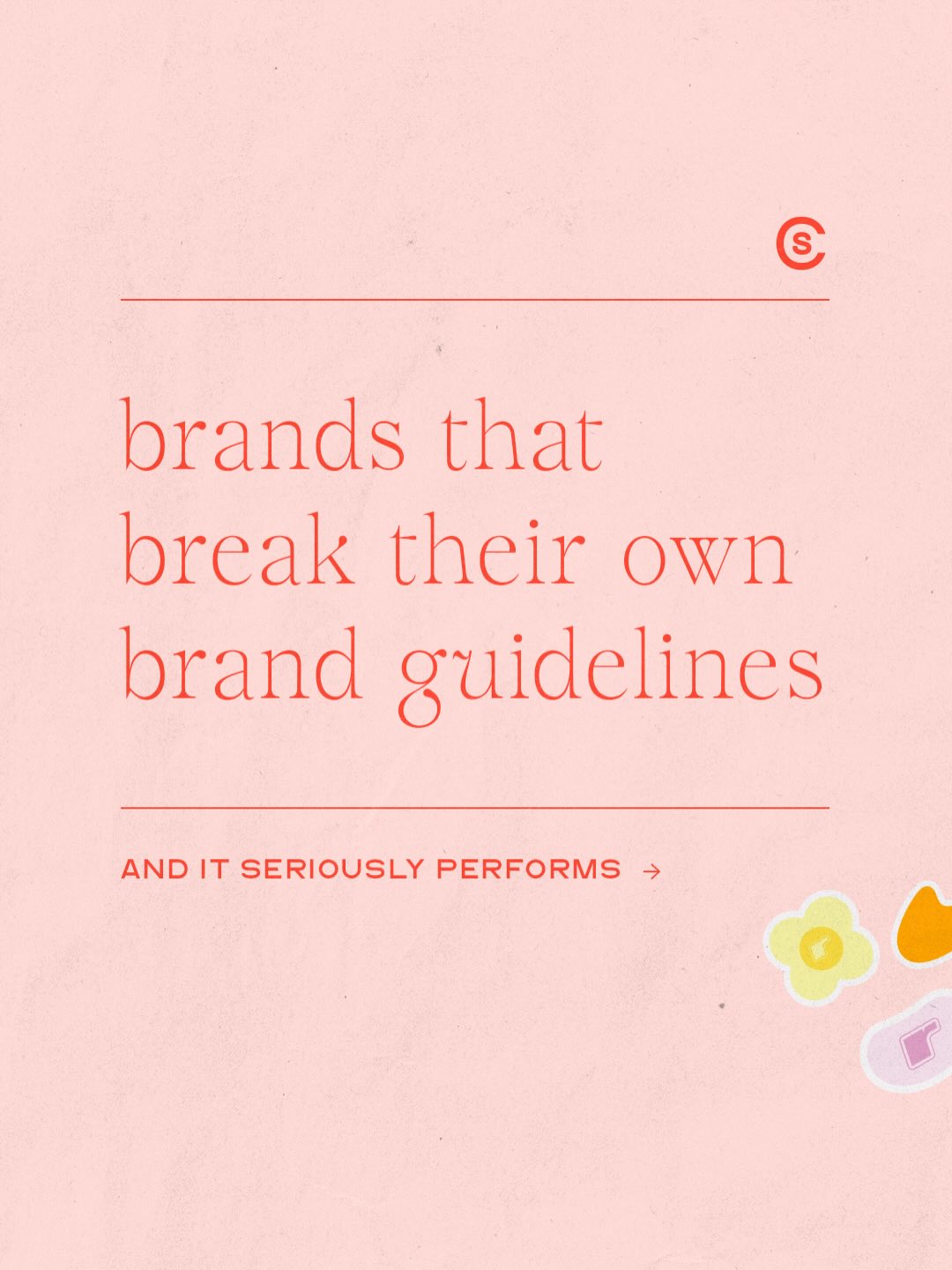 Consistency is great………until it’s not the point.
Some brands aren’t trying to look the same everywhere.
They’re trying to show up correctly everywhere.
There’s a difference.
The ones that pull this off didn’t skip the rules,
they just built something strong enough to move beyond them.
(toddler mom shoutout to Annie’s 😂)
