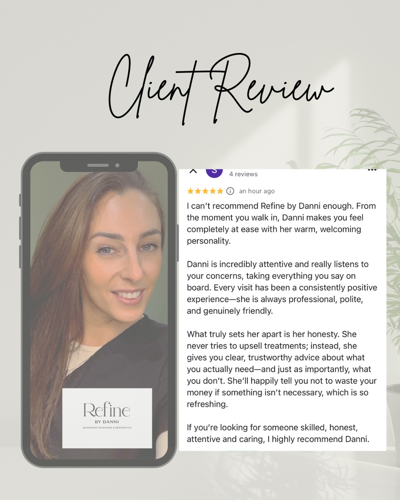 Nothing makes me prouder than happy clients ⭐️
I am beyond grateful for this amazing 5-star review — your trust means everything to me!
Thank you to each and every client that visits or recommends me 🥰🥰
Here’s to continuing to deliver the service you deserve 💫
#5StarService #HappyClients #Grateful #CustomerLove #ClientFeedback