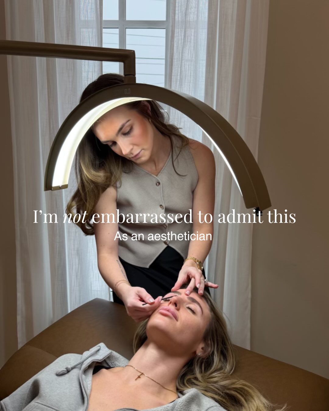 I’m not embarrassed.🤷♀️
As an aesthetician, I know what I should and shouldn’t be doing when it comes to my skin, lashes, and brows but I’m not perfect or embarrassed to admit any of it!
We can’t be perfect all the time and I know that for every client I have. What matters is consistency and as your aesthetician I don’t want you to be embarrassed about missing a night of skincare or skipping a lash serum application.
We’re all human and I’m here to support your journey!🤎
#skincare #facials #lashes #brows #yorkmaine