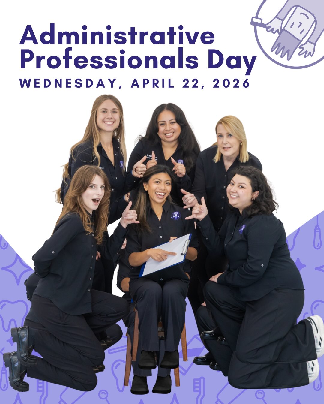 To our amazing Office Manager and Business Team, today we’re sending a big thank you! Your friendly faces help set the tone for the whole day, make people feel welcome, and keep our team organized and supported. We appreciate everything you do and we are so lucky to have you!
#drgiladds #pediatricdentistry #kiddentist #childrensdentist #marincounty