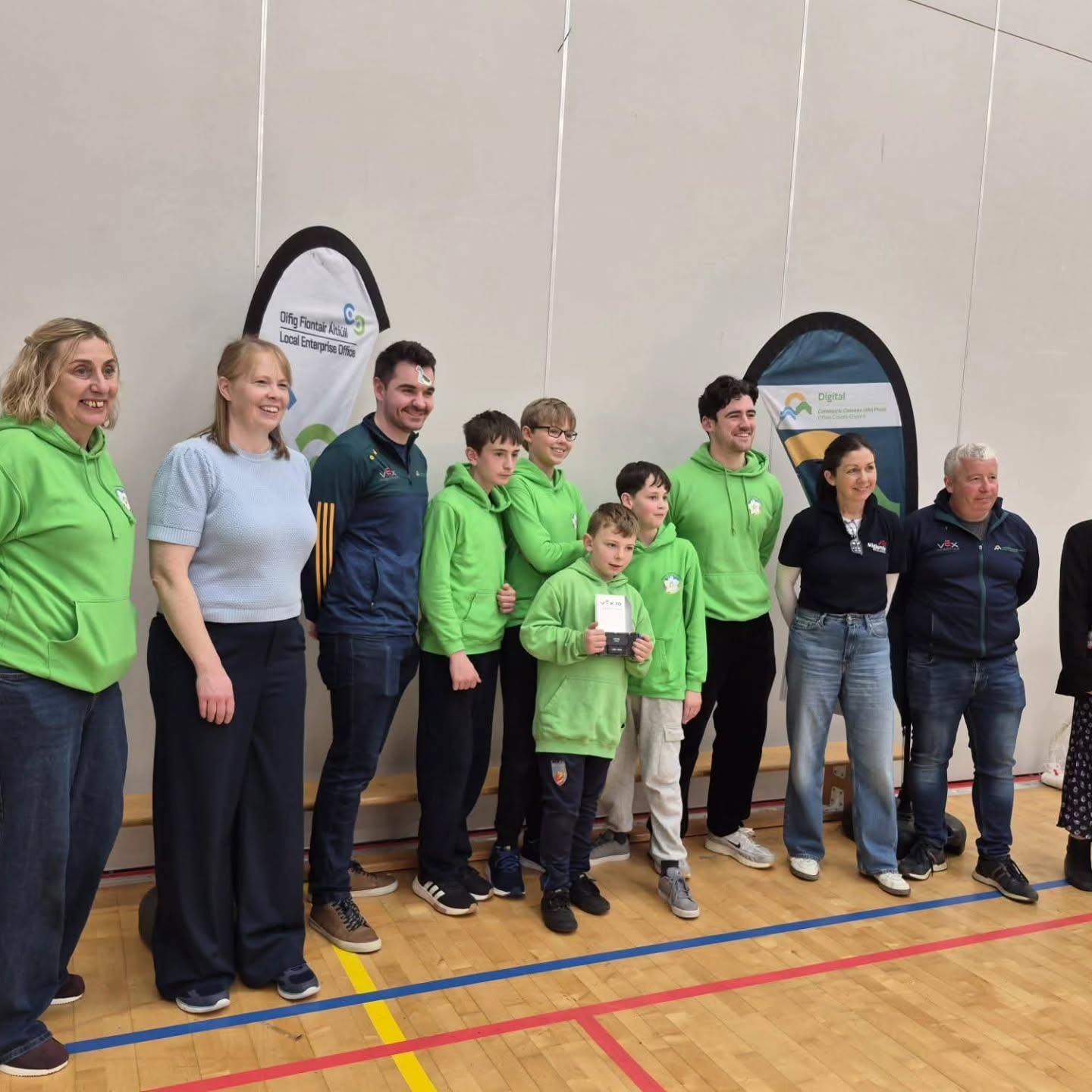 We are absolutely delighted to share that our VEX Robotics team from St Mary’s Youth and Community Centre has won the Judges’ Award at today’s VEX Competition in Gallen Community School, Ferbane 🎉🤖
This award recognises far more than just technical skill — it reflects how our team supported one another, showed respect to others, and brought incredible enthusiasm throughout the day. These are the values we’re most proud of.
A massive well done to all the young people involved, you represented the centre brilliantly!
We would also like to extend a heartfelt thank you to Tomás and Siobhán for their dedication, hard work, and ongoing support with the group. Your commitment makes opportunities like this possible.
And finally, a big thank you to the parents who gave their time to drive the team to Ferbane today, your support is truly appreciated.
Well done everyone — a fantastic achievement! 👏
#stmarysyouthcentretullamore #tullamore #vexroboticscompetition #VEXRobotics #kidsawards
