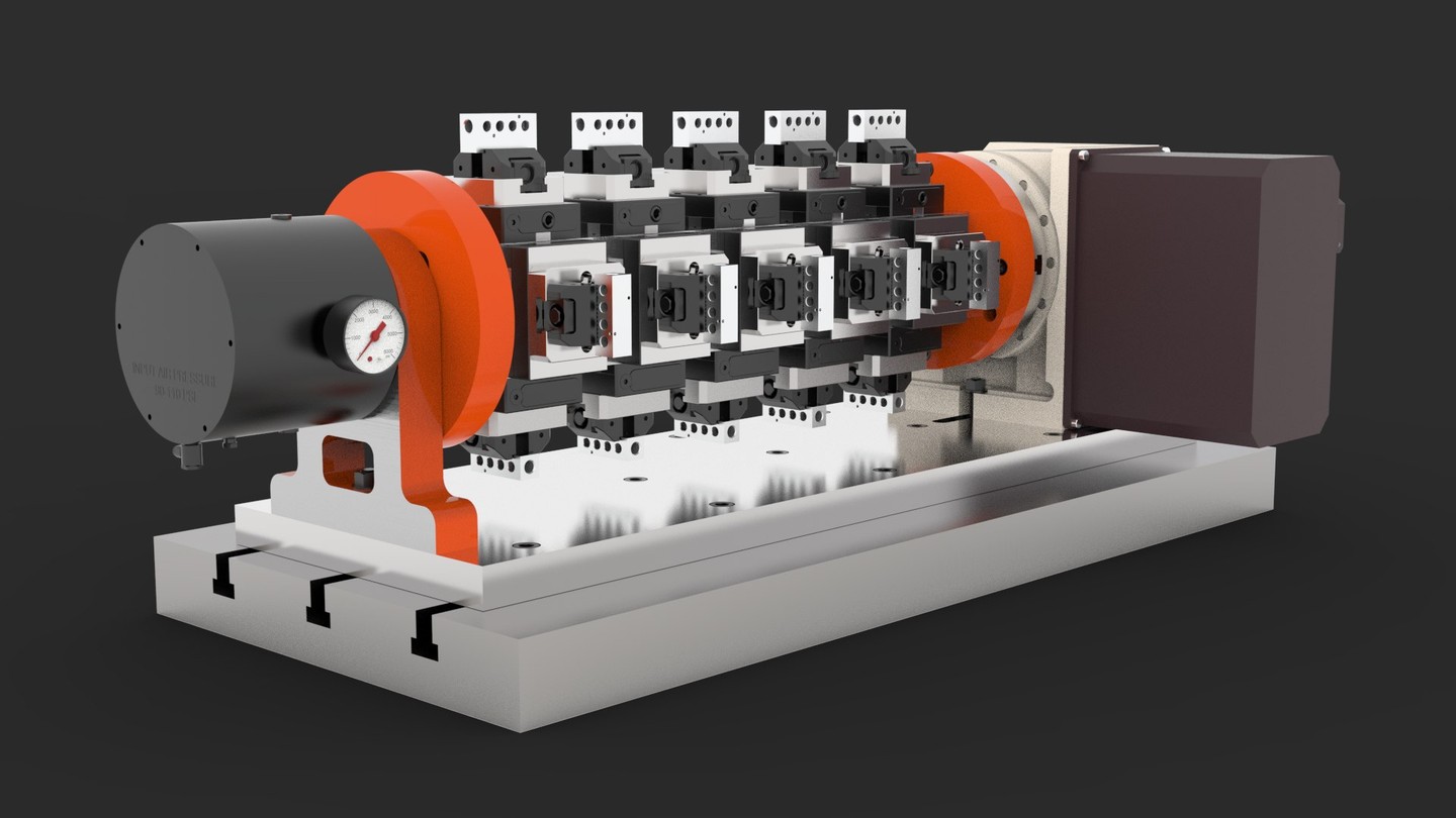 10,000 parts in a VMC is a workholding problem before it's a machining problem.
High part density starts with low-profile fixturing and a platform that doesn't waste real estate. Tombstone trunnions combined with @schunkusa KSC Mini vises and GFD Mini bases on a 52mm zero-point system get a lot of parts in the cut — and keep the flexibility to change over when the job mix shifts.
The 4th axis handles access. The zero-point handles repeatability. The part count takes care of itself.
If you're working through a similar setup, we're happy to help. Start at www.trunniontable.com ⚙️