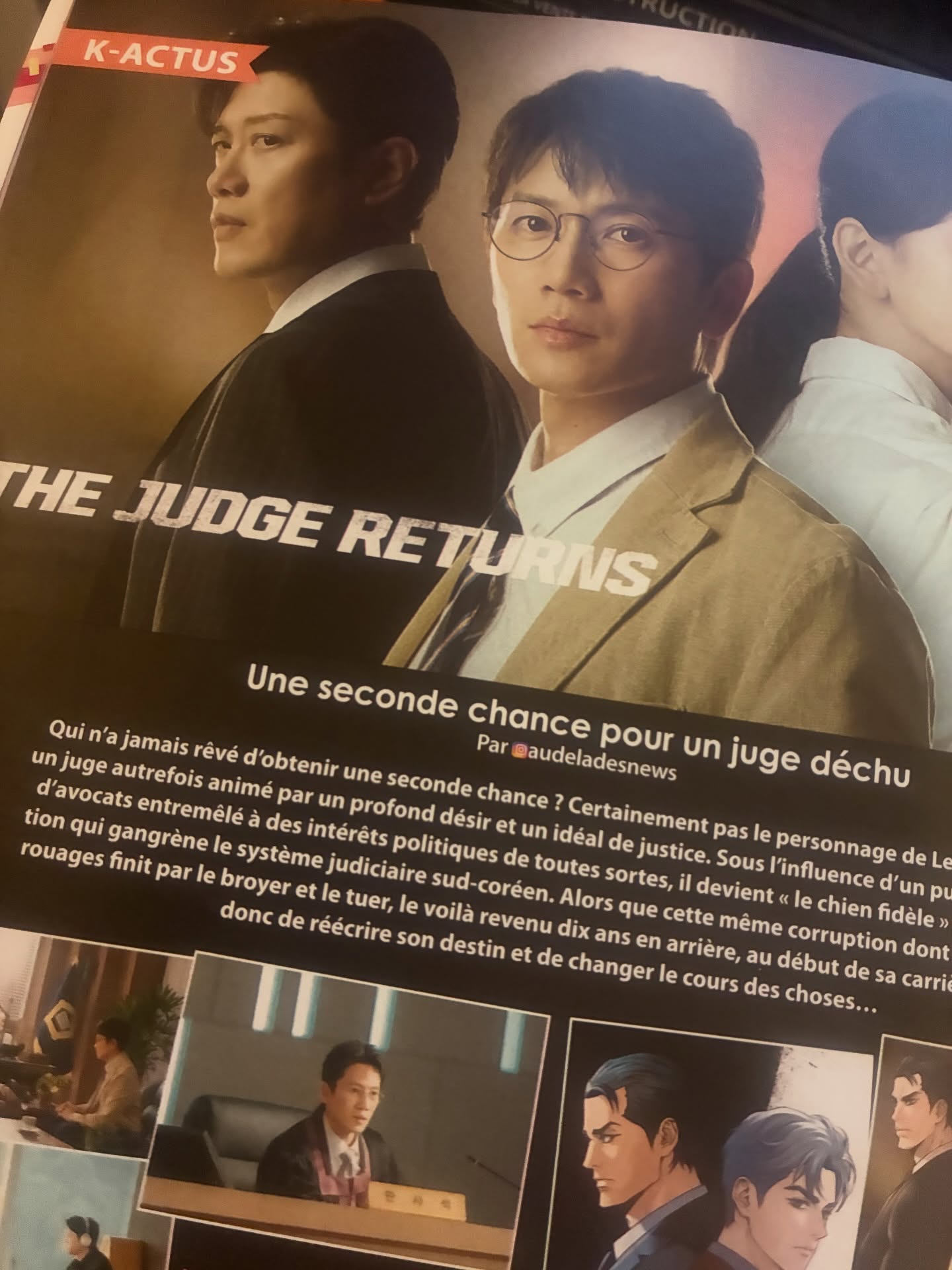 Article 🇫🇷 « the judge return » dans K-Society @ksociety_mag n27 avril mai juin 👏🏻🙏🏻🥹
Dans les kiosques
@justin_jisung @surpassent_official