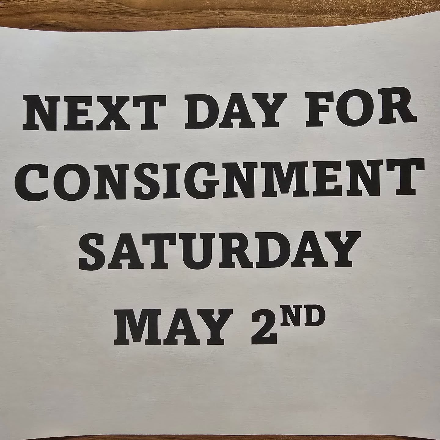 We checked in 383 bags today, assuming 25 items a bag, that means 9575 items came in today! We are still recommending summer items. Next consignment day will be Saturday, May 2nd. Cheers Laramigos!