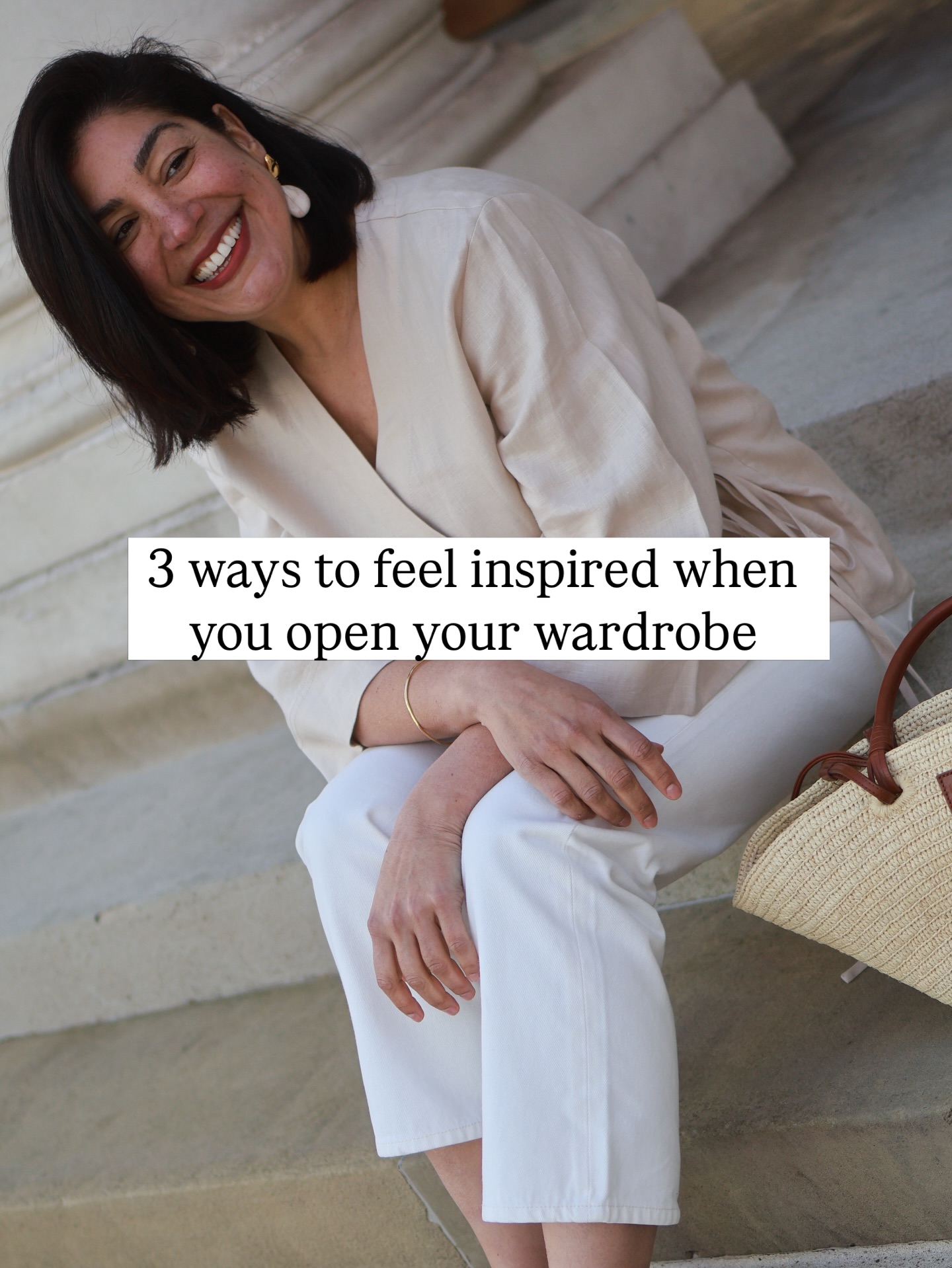 Save this post for when you need some style inspiration! It’s that time of the year when getting dressed can be a bit of a challenge, one day is hot and the next is cold. But regardless of this, getting dressed should not feel like a task, it should make you feel excited! These 3 simple steps will help you to choose amazing outfits everyday!
.
Enjoy getting dressed, 3 simple steps, build great outfits, your style, your style personality, steps, styling tips, styling hacks, spring style.
.