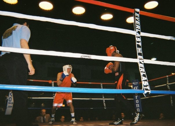 Me at Chicago Golden Gloves vs. Sean Gee