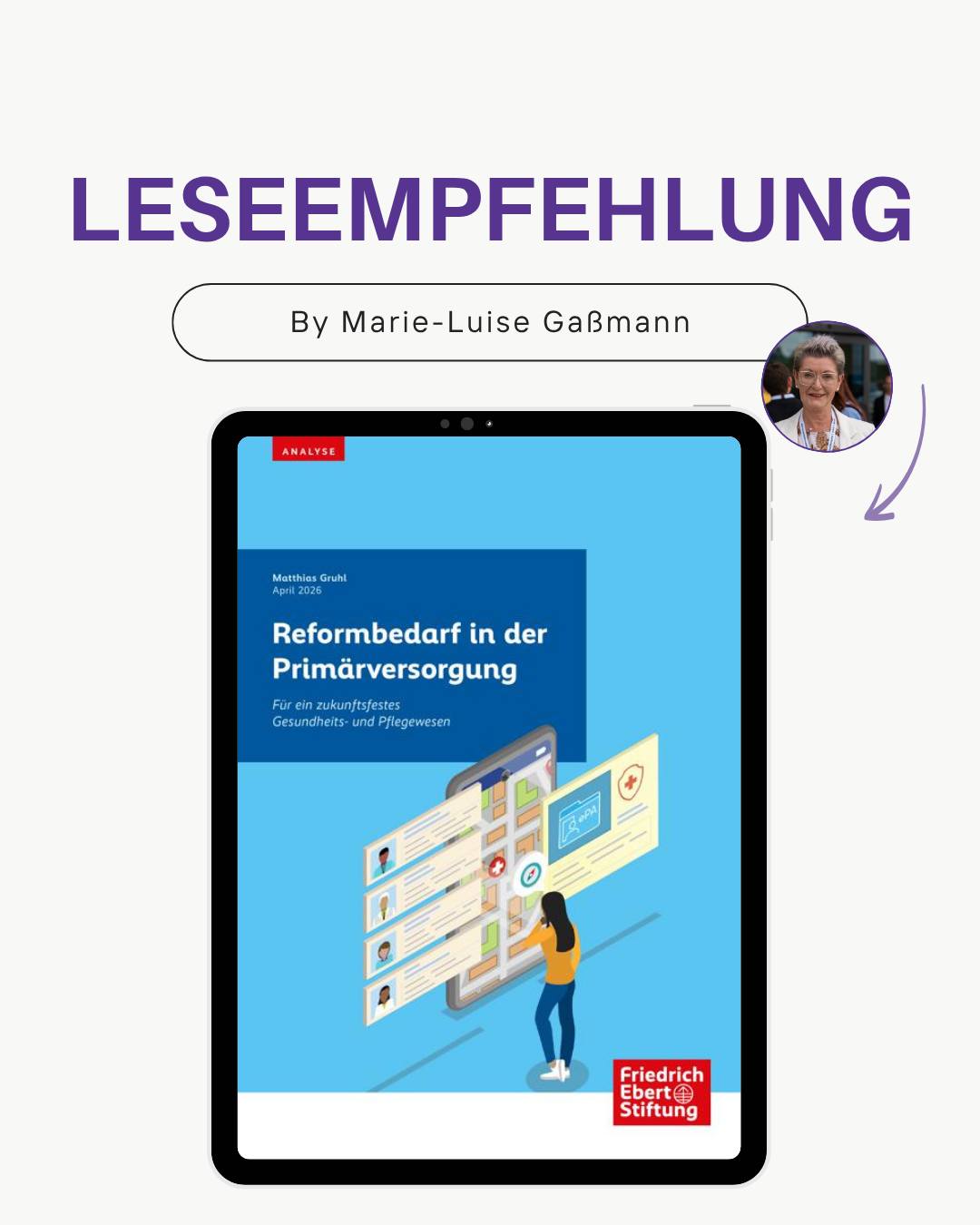 Kennt ihr schon das Papier der Friedrich-Ebert-Stiftung zur Primärversorgung?
Wenn Deutschland sein Gesundheitswesen zukunftsfest machen will, muss Pflege endlich gleichberechtigt mitgedacht werden. Pflege ist kein „Mitversorger“, sondern zentraler Akteur in Prävention, Beratung und im Management chronischer Erkrankungen.
Primärversorgung heißt multiprofessionell: Pflege übernimmt eigenständige Aufgaben, stärkt Netzwerke und kann Versorgungsbrüche reduzieren – besonders bei Multimorbidität und Pflegebedarf.
Auch Digitalisierung und Case-Management zeigen: Pflege ist keine Ergänzung, sondern systemrelevant.
Die klare Botschaft: Diese Reform ist eine Machtfrage.
Pflege muss ihre Rolle aktiv einfordern – jetzt ist der Zeitpunkt.
#pflege #gesundheitspolitik #primärversorgung #pflegemanagement #BEEP