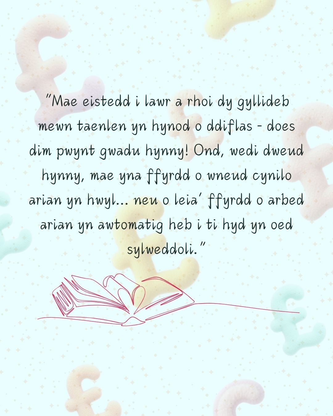 💸 "Mae eistedd i lawr a rhoi dy gyllideb mewn taenlen yn hynod o ddiflas - does dim pwynt gwadu hynny! Ond, wedi dweud hynny, mae yna ffyrdd o wneud cynilo arian yn hwyl... neu o leia’ ffyrdd o arbed arian yn awtomatig heb i ti hyd yn oed sylweddoli."
👉 Cer draw i'r wefan i ddarllen mwy. Dolen yn y bio!
👉 https://www.lysh.cymru/