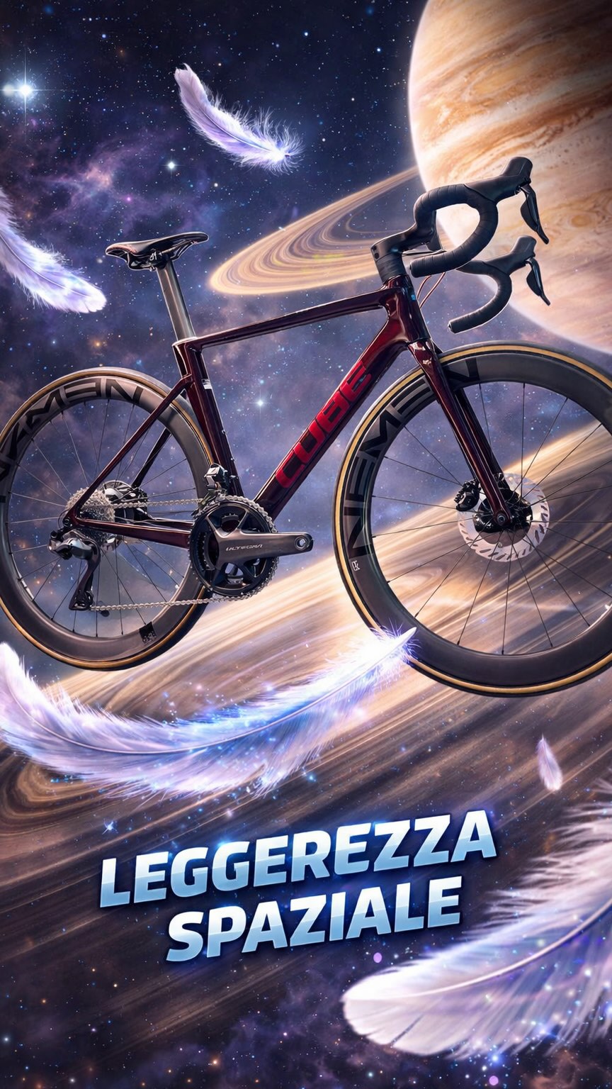 ⚡🚀 CUBE LITENING C:68X RACE – AERODINAMICA PURA (TAGLIA 52)
Questa è una di quelle bici che non fanno rumore…
ma quando spingi, fanno male. 😎
La Cube Litening C:68X Race è una vera aero bike in carbonio di ultima generazione, progettata per massimizzare la velocità con telaio ultra efficiente e cockpit completamente integrato.
📏 Taglia 52
⚙️ Shimano Ultegra Di2 12 velocità elettronico
📊 Power Meter 4iiii su pedivella sinistra
🛞 Ruote Newmen Streem R50
🖤 Cockpit integrato
💥 Prezzo: 3.499 €
Una bici che unisce aerodinamica, rigidità e precisione, perfetta per chi vuole spingere forte in pianura ma non perdere efficienza quando la strada sale.
Tradotto: ogni watt che metti… va avanti. ✈️
💳 Finanziabile a tasso zero • 🔄 Permutabile • 🚚 Spedizione gratuita in tutta Europa
🔧 Revisione autocertificata • ✅ Pronta a partire
📍 Re-cyclist Bike Shop – Longone al Segrino (CO)
🌐 www.recyclistbikeshop.com
📞 031 547 8454 (WhatsApp)
#cubelitening #ultegradi2 #newmenwheels #aerobike #recyclistbikeshop