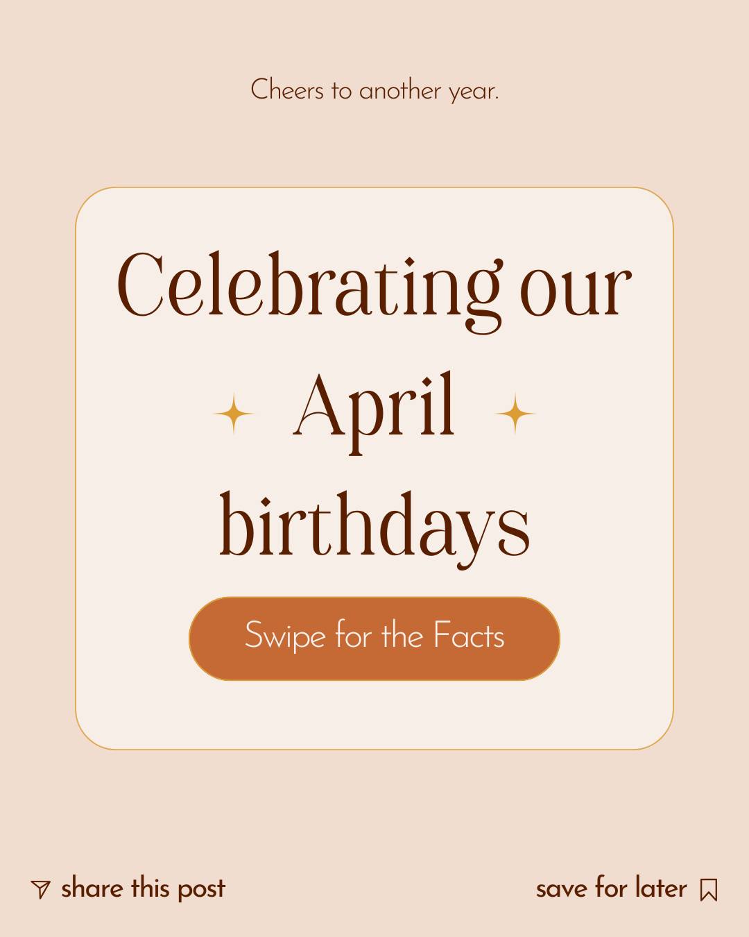 April birthdays arrive alongside longer days and the unmistakable feeling of something new beginning. From Aries and Taurus energy to diamonds symbolizing strength and clarity, and daisies and sweet peas marking the season’s return — each detail reflects renewal, intention, and forward momentum.
Whether it’s a birthday, a milestone, or a moment worth marking, April reminds us that fresh starts are meant to be celebrated together💫