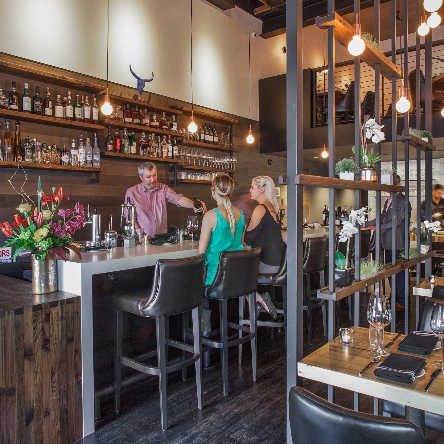 We would NEVER steer you wrong! Downtownâs
Bos Taurus is Bendâs destination for those who value craftsmanship in food, wine, and service. The menu blends classic steakhouse tradition with modern creativity, supported by one of the Northwestâs top wine lists. The space feels elevated yet relaxedâmade for milestone dinners, weekend escapes, and every reason to celebrate. Just walking distance from your home base.