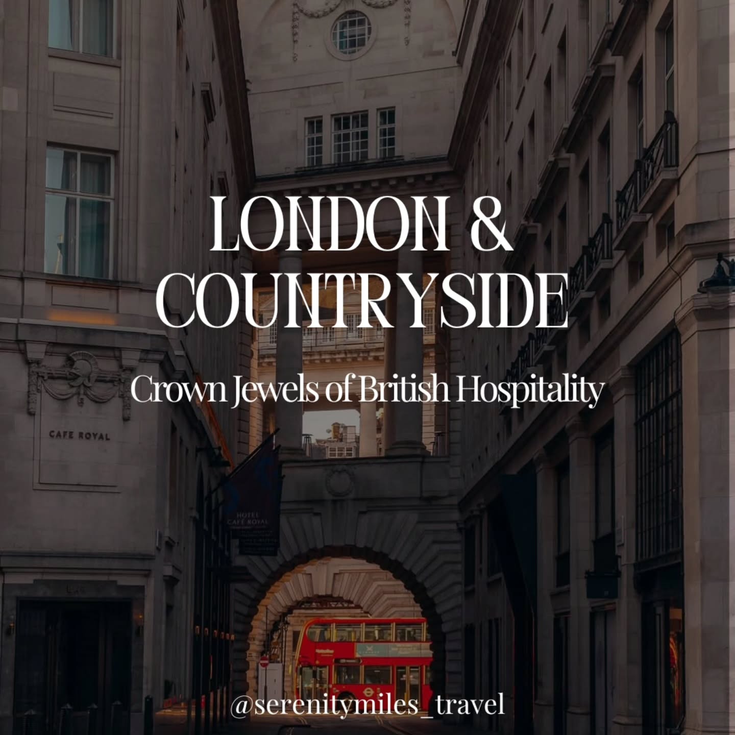 We are thrilled to announce the beginning of our luxury FAM Trip, “London & Countryside”
⠀
Over the next eight days, we will explore the crown jewels of British hospitality – from the historic @hotelcaferoyal and the Art Deco icon @claridgeshotel to the modern architectural masterpiece – @theemorylondon before escaping to the splendour of the English countryside at @clivedenhouse @estellemanor and the majestic @blenheimpalace
⠀
Naturally, we could not miss the opportunity to attend one the most anticipated events of the season – @salonpriveuk and the temporary exhibition of Elsa Schiaparelli at the @vamuseum
⠀
Stay tuned as we share the highlights of this exceptional journey
⠀
➡️ Get in touch with our Luxury Travel Specialists on +44 746 786 23 53 | reservations@serenitymiles.com