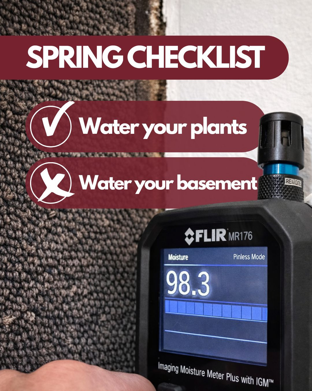 Spring rain and melting snow can be tough on your property 🌧️
That small leak can quickly turn into a much bigger problem if it’s ignored. Moisture can lead to mould, damage your belongings, and create a living situation that you don’t want to be in.
The good news is that early action makes all the difference.
Keep an eye on your sump pump, check your drains, and make sure water is being directed away from your home.
If you notice damp walls, musty smells, or standing water, it’s time to act fast. Our team is ready to help you handle the water remediation and restore your space.
~ Walton Restoration
24/7 Emergency Property Restoration
🔥 Fire 💧 Water 💨 Wind
905-725-5666
www.waltonrestoration.com
