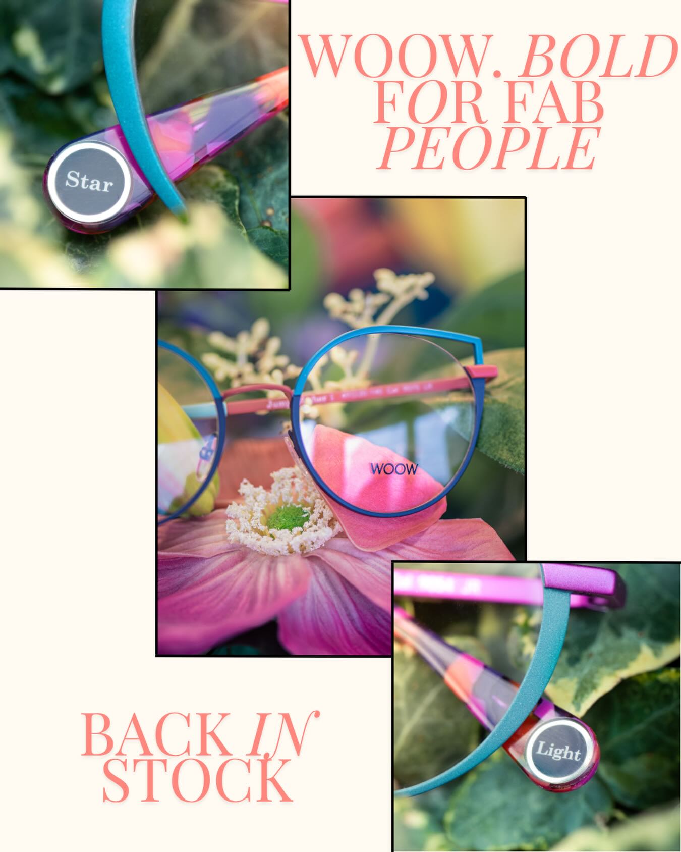 WOOW is back! An eyewear brand with a vision to transform the everyday into a celebration of joy. Ambitious? Indeed. 🌙 #wooweyewear #fabeyewear #shoplocal #independentopticians