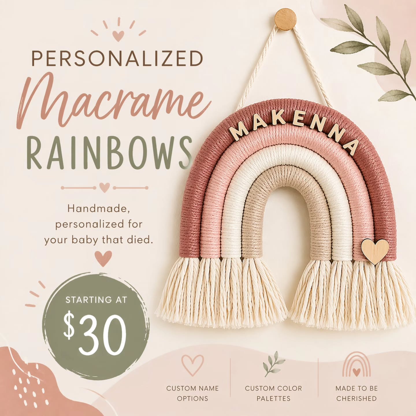 Making rainbows if my favorite way to fundraise!
Have you ordered a custom rainbow yet?!
If not, you should 😘