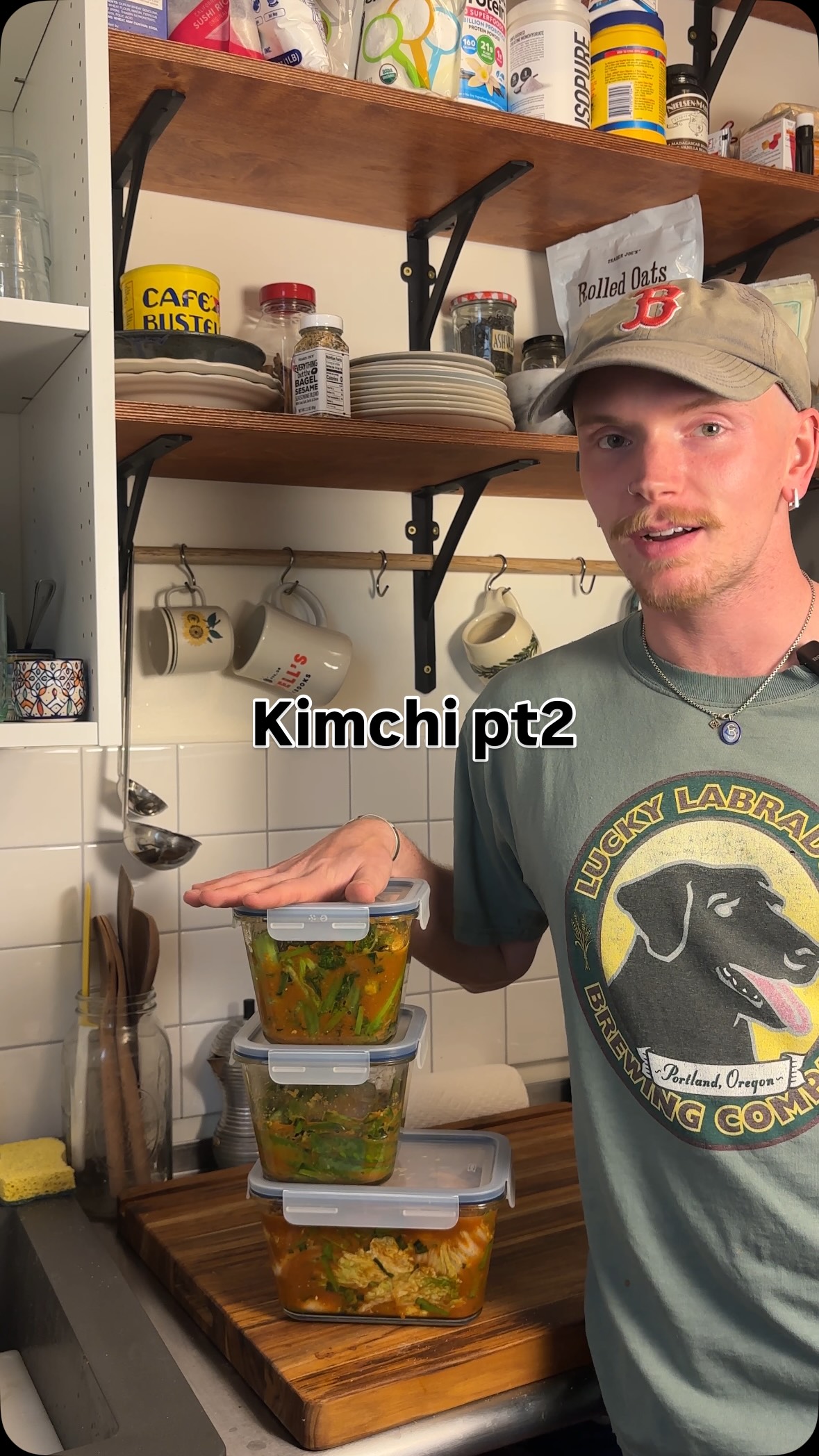 Pt 2 of my kimchi routine. I prefer it on the tangier side so I’ll check back on it in about 5 days. It will keep fermenting in the fridge but it won’t last that long ;)
#fermentation #homechef #recipe #koreanfood #cookingforamici