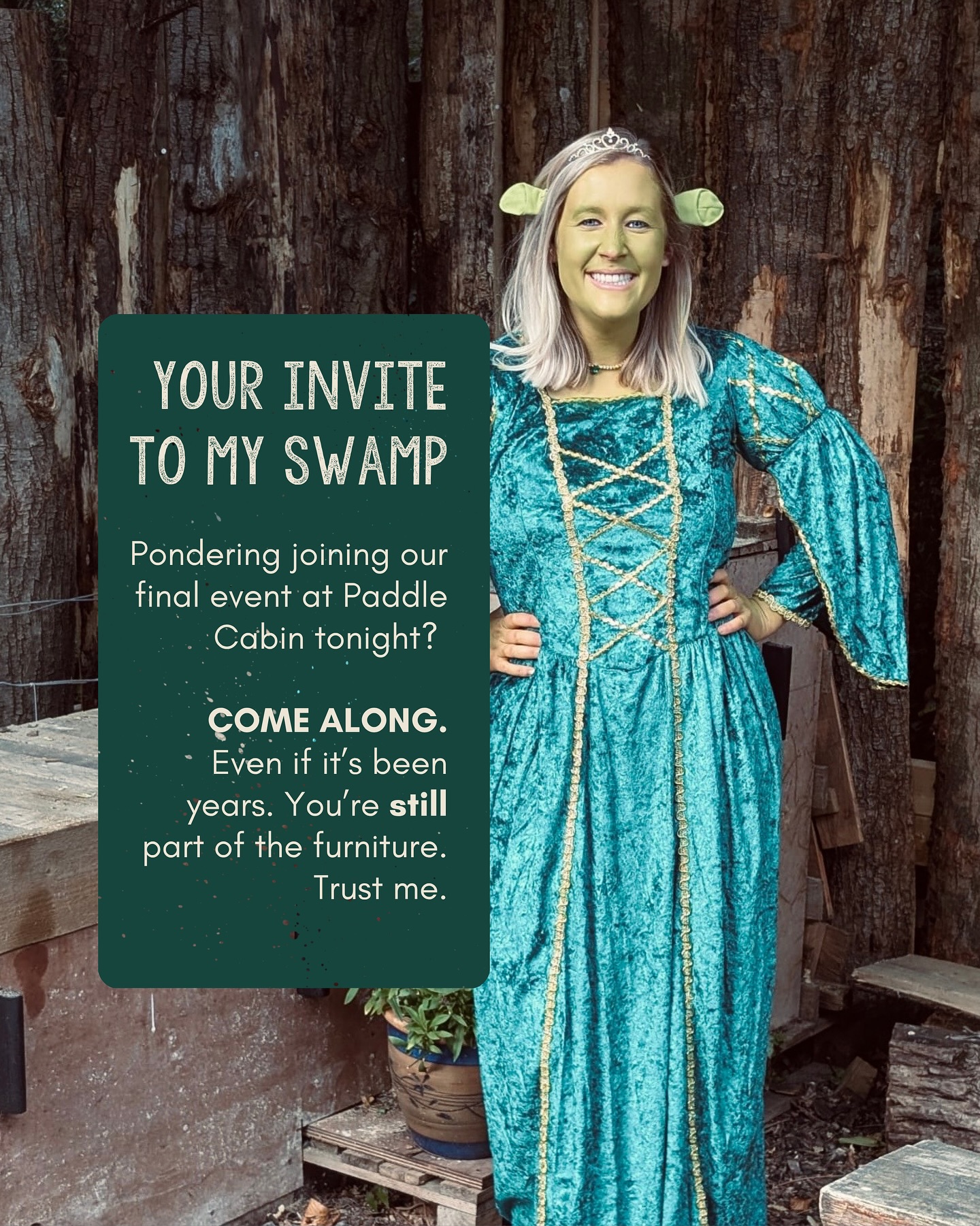 Now I’ve got your attention…! 🤣💚
You. Yes YOU. Come along tonight.
No matter if I last saw you last week or last year
No matter if it’s been since 2021.
No matter if you’re not really a paddler anymore.
No matter if your role was to support me & my business.
You really matter to me.
I’d absolutely adore to see you there. You are still part of the furniture after all. You’re part of our story.
Our Final Cabin SUP & Campfire from Paddle Cabin. Come for the paddle, come for the campfire, come for both!
📍 Where: Paddle Cabin, East Peckham
🗓️ Sunday 26 April: TONIGHT
🕕 6:00pm – Meet to inflate boards
🕡 6:30pm – On the water
🕖 7:30pm – Campfire lit
🕘 9:00pm – Final goodbyes
It’s the last time we’ll all set eyes on the Paddle Cabin as we know it. Let’s celebrate our memories! 🎉
#paddlecabin #paddleboardingadventures #kent