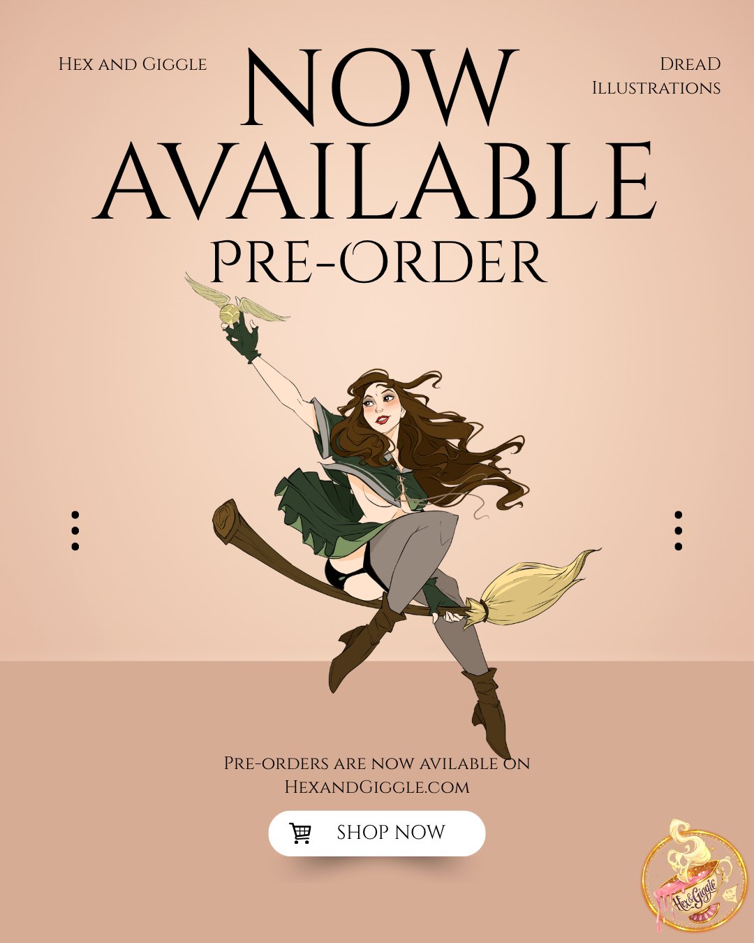 The day has finally arrived! Our Gryffindor Pin-Up Princess is now available! Head over to HexandGiggle.com to pick one up today!!
#HermioneGranger
#HarryPotter
#EnamelPin
#LimitedEditionPin
#PinCollector
#PinDrop
#HardEnamelPin
#HexAndGiggle
#TransRights
#ProtectTransKids
#TransJoy