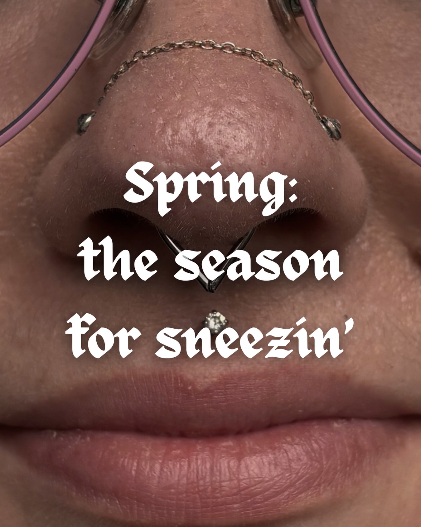 Spring is amazing, the sun is popping out again, lots of baby animals and flowers are starting to bloom…. then comes the dreaded hay fever.
If your nostril or septum piercings have been acting up lately, Hay fever may be the reason why! Hay fever, or allergic rhinitis, is an allergic reaction to airborne pollen that causes sneezing, runny noses, watery eyes, and itchy throats and ears. Some people get the full whack, other may have a slight sniffle.
The immune response from the allergic reaction can cause flare ups in your piercings, also with more sneezing comes more movement. If your piercings are still healing you may experience irritation bumps, tenderness or a prolonged healing process.
Giving your piercings a little TLC is the best way to go!
🍃Gentle cleans with sterile saline
🍃Avoiding over-cleaning
🍃Being extra mindful when blowing your nose
🍃Avoiding scratching around the area as much as possible when the itchiness strikes
As always, stick to mirror polish implant grade titanium or another biocompatible material to help minimise irritation. Even if your piercing is fully healed, you can still experience sudden irritation. It’s important to keep in mind that it’s just a little flare up and will subside after the pollen settles.
If you’re ever unsure or have any questions, don’t be afraid to contact your piercer or get yourself in for a check up!
🖤 @venusinfurs.ie 14 Exchequer St, Dublin 2
⛓️ Tuesday to Saturday, Booking link in bio
#piercing #piercer #safepiercing
