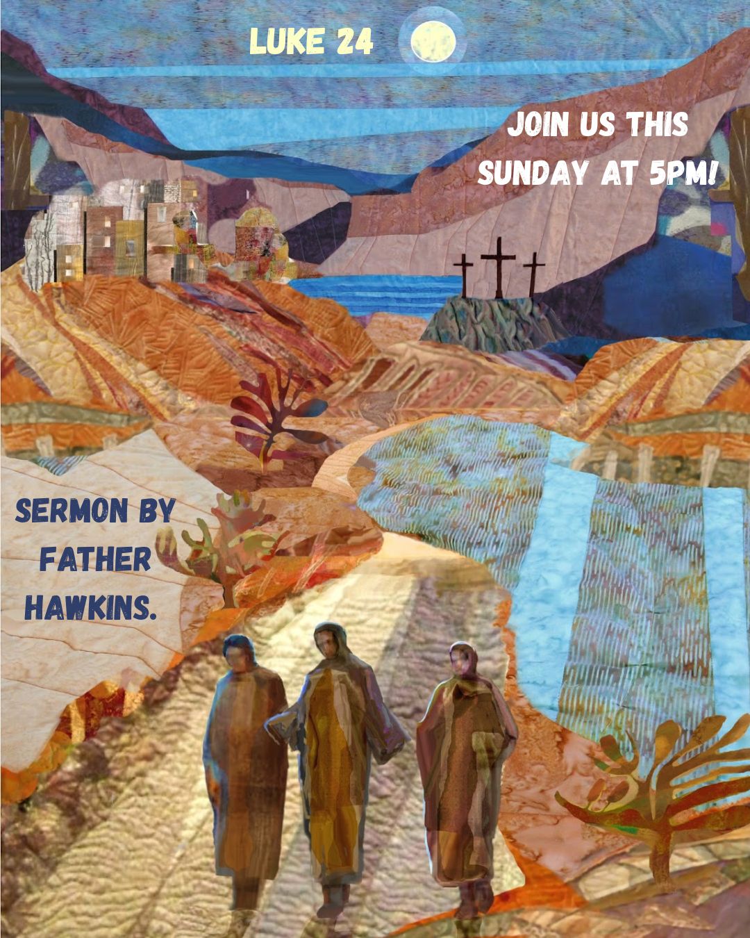 Like sleeping in? No problem! Join us this Sunday at 5pm!