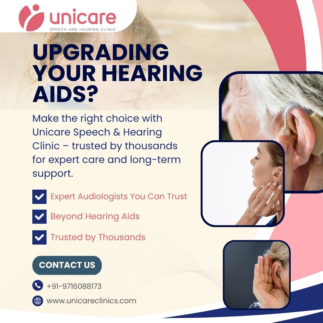🌟 Planning to Upgrade Your Hearing Aids?
Make the right choice with Unicare Speech & Hearing Clinic – trusted by thousands for expert care and long-term support.
🔹 Expert Audiologists You Can Trust
Your hearing health is guided by highly qualified professionals:
- Mr. Lovedeep – Masters in Audiology, with over 17 years of experience.
- Ms. Niyati Chopra – Masters in Audiology, with 18 years of experience.
Their expertise ensures accurate diagnosis, precise fittings, and compassionate counseling.
🔹 Beyond Hearing Aids
At Unicare, we believe hearing care is more than devices. We emphasize holistic auditory rehabilitation—including therapy, counseling, and family education—so you adapt smoothly and thrive in every environment.
🔹 Trusted by Thousands
With years of dedicated service, Unicare has earned the trust of countless patients. Our long-term care plans and follow-ups mean you’re never alone in your hearing journey.
✨ Upgrade with confidence. Upgrade with Unicare.
📞 Book your consultation today and rediscover the joy of hearing life fully
#hearingaids #hearinghealth #audiologist