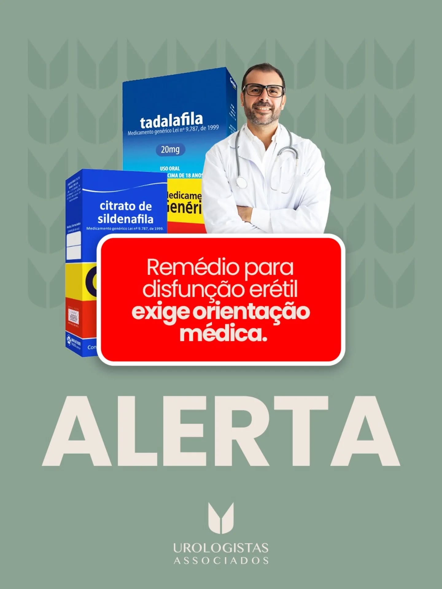 O uso de medicamentos para disfunção erétil, como a Tadalafila, exige cuidado e sempre deve ser feito com orientação médica.
Casos recentes reforçam um alerta importante: a automedicação, o uso em doses inadequadas ou a combinação com álcool e energéticos podem trazer riscos sérios à saúde.
🚨 Entre os principais riscos estão:
• Queda brusca de pressão
• Alterações cardiovasculares
• Mal-estar e até complicações mais graves
❗ Cada paciente tem um histórico de saúde diferente — e é por isso que a avaliação médica é essencial antes de iniciar qualquer tratamento.
✔ Quando bem indicados, esses medicamentos são seguros e eficazes.
�Na Urologistas Associados, o cuidado é individualizado, com foco na sua saúde, segurança e qualidade de vida.
📲 Evite a automedicação. Procure um especialista.
#SaúdeMasculina #Urologia #DisfunçãoErétil #Tadalafila #Saúde QualidadeDeVida CuidadosComASaúde BemEstar