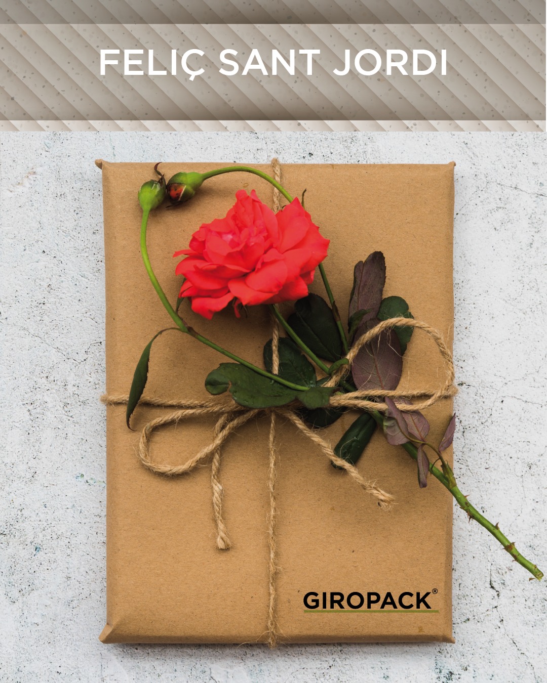 🌹🐉 A Giropack, avui ens toca embalar emocions!
Diu la llegenda que de la sang del drac en va néixer un roser... i nosaltres pensem que no hi ha millor "packaging" per a una rosa que el paper d'un bon llibre.
Avui celebrem la diada més bonica de l'any regalant cultura, tradició i moltes roses. Que cada llibre que obriu sigui una nova aventura per viure i cada rosa, un gest d'estima.
#SantJordi2026 #Giropack #Cultura #Tradició #RosesILlibres #PackagingAmbÀnima #Girona #FeliçSantJordi