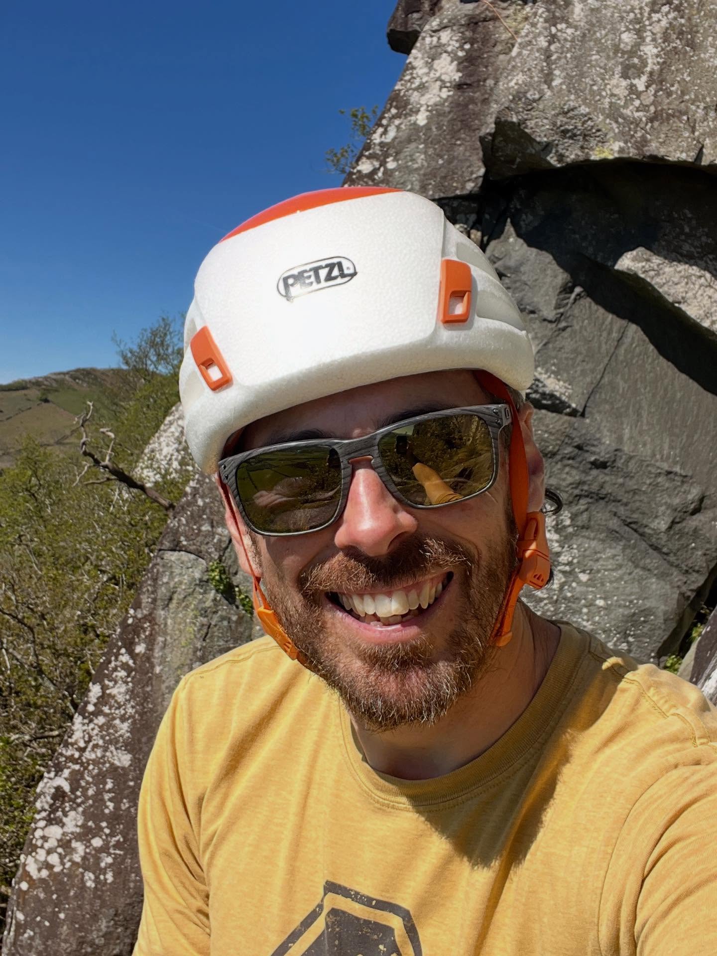 E1 is probably my favourite trad grade. You probably have a favourite grade too.
Mangoletsi - Itch Variation Combo was a brilliant E1 I did at Tremadog today.
At this grade I’m having a nice mellow time, my brain isn’t shouting “YOU’RE ABOUT TO DIE” or anything, but I have to think a bit and I’m not getting pumped but I do have to try a bit etc. I of course like to push myself sometimes but I get that fix sport climbing so whilst I do have a few harder trad things I’d like to do this year I just love a good mellow trad outing.
It’s a different experience trad isn’t it? More involved. The first pitch of this was typical Tremadog, clever route finding, avoiding brambles, a bit 3D, mega gear (like, really good on P1!), awesome grippy rock and a simple tree belay 👌 I think it gets 5c in some descriptions, I would have thought more 5b but who knows.
P2 was entirely different! A very delicate slabby start which is pretty bold up to a thread that you can back up, I would say it could warrant E2, leads to good edges and then in this variation a little roof that you pull through on good holds, then it’s pretty much a romp to the top and a nice convenient insitu belay / ab point.
The weather was lush too, sunny but with just a little breeze, pretty perfect honestly.
A route well worth getting on 👊
Climbing 📸 @climbing1982
#tradclimbing #rockclimbing #wales #cymru #uktravel