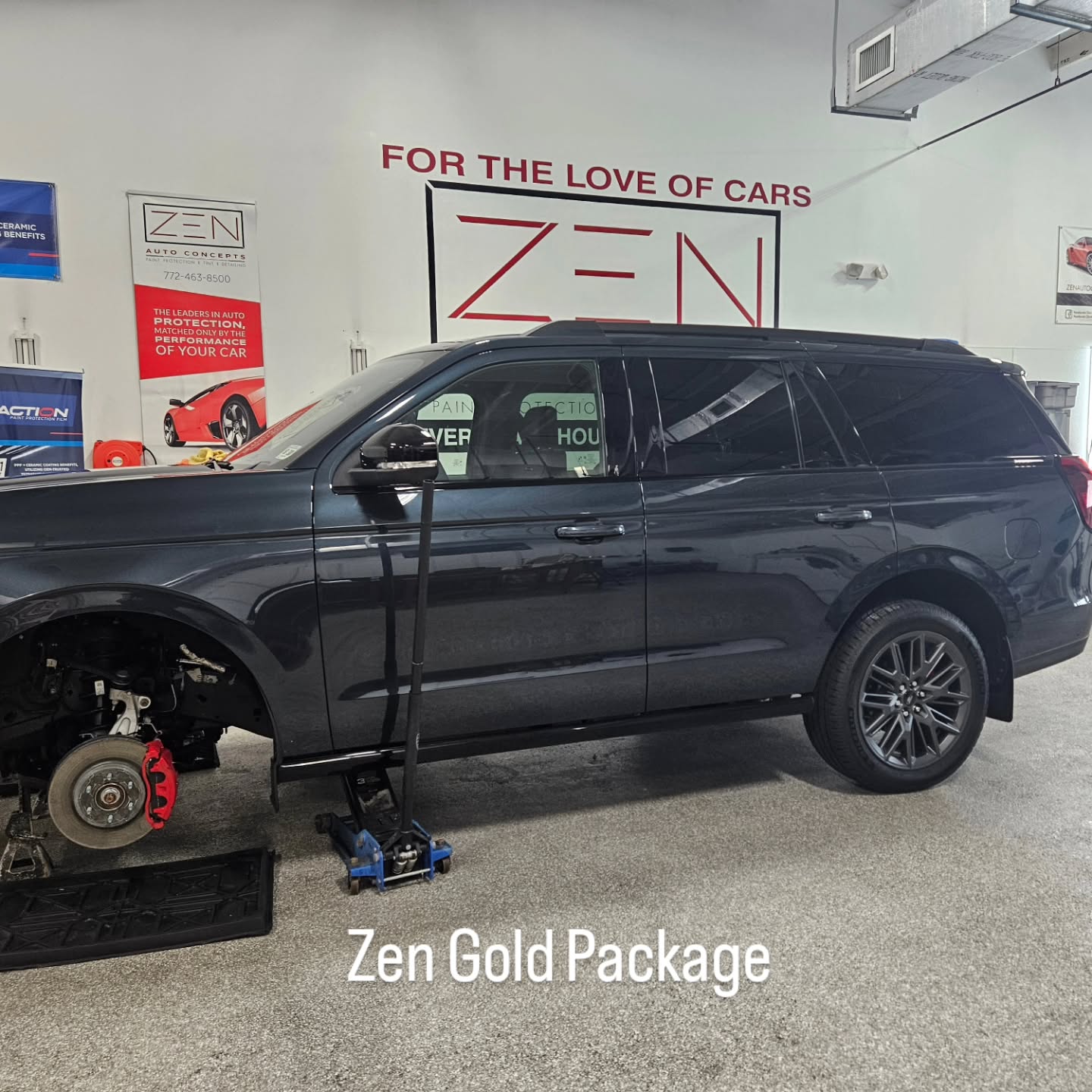 2025 Expedition in the shop today getting the full Zen Gold Package. Paint Correction +4 layers of 9H protection. Want yours done next? Contact us to learn more! 772-463-8500