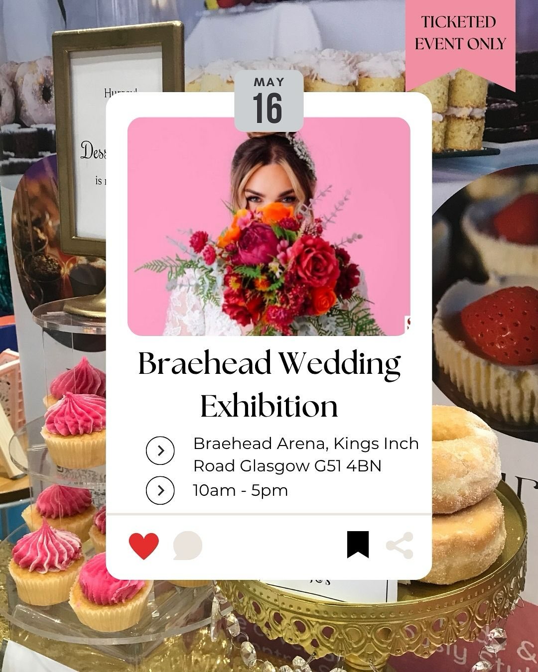 Overwhelmed by choice? Need to talk through everything you’re planning for your wedding? @braeheadweddingexhibition is a great place to start! So many lovely vendors with real time to help you chat about what you’re envisioning for your Big Day (we’re one of them!), a Wedding Wisdom lounge to get you grounded, a cheeky Catwalk for the groom in your life, and don’t forget to check out the custom Wedding Cake gallery (yes, Sweet Everythings are featured there too!)
Join us at our stand and we only have the best cakes and brownie samples and we are showing off our beautiful donut dessert tower. Plus, don’t miss your chance to enter our competition for FREE wedding macarons!
🍰 Braehead Wedding Exhibition - Saturday 16 May, 10am - 4pm, and Sunday, 17 May, 11am - 5pm
📍 You’ll find us at Braehead Arena, King’s Inch Road, Glasgow, G51 4BN
🎟️ And there’s still time to win FREE tickets!
❤️🔥 Like this post
❤️🔥 Follow us @sweeteverythingsuk
❤️🔥 Share the page in stories & tag us
❤️🔥Tag 3 friends accounts below
Winner randomly selected and will be announced at 9am on Friday, 15 May.
📍Glasgow Weddings • Edinburgh Weddings • Wedding Dessert Table • Buttercream Wedding Cake • Scottish Weddings • Modern Wedding Cakes • Scottish Wedding Venue • Wedding Macarons • Wedding Doughnuts