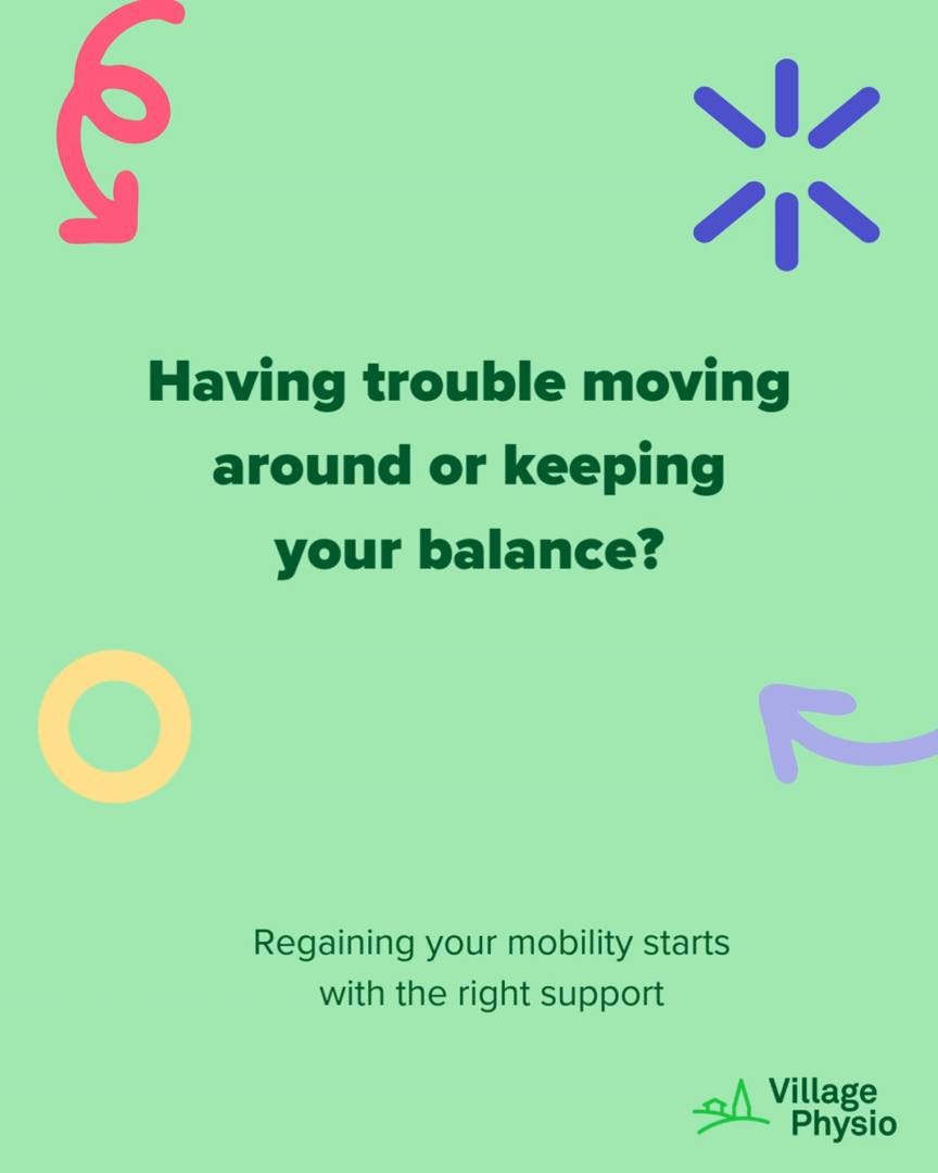 Difficulties with movement or balance don’t usually happen overnight.
They often develop gradually – after an illness, surgery, or a period of being less active. You might notice walking becoming slower, getting up from a chair taking more effort, or feeling less steady on the stairs.
These changes are often early signs of increased falls risk.
They’re commonly linked to reduced muscle strength, joint stiffness, or changes in coordination. If left unaddressed, everyday activities can become more difficult, and confidence with movement can start to decline.
Physiotherapy focuses on improving the underlying causes by:
• Building strength for standing and walking
• Improving balance and stability
• Practising safe, everyday movements
• Identifying and reducing individual risk factors for falls
For many people, having physiotherapy at home can make a real difference. It allows sessions to be tailored to how you actually move in your own environment – whether that’s getting up from your favourite chair, moving around the house, or managing the stairs safely.
At Village Physio, we regularly support older adults across South Yorkshire, drawing on experience from NHS hospital, community, and neurological rehabilitation services, with a strong focus on falls prevention.