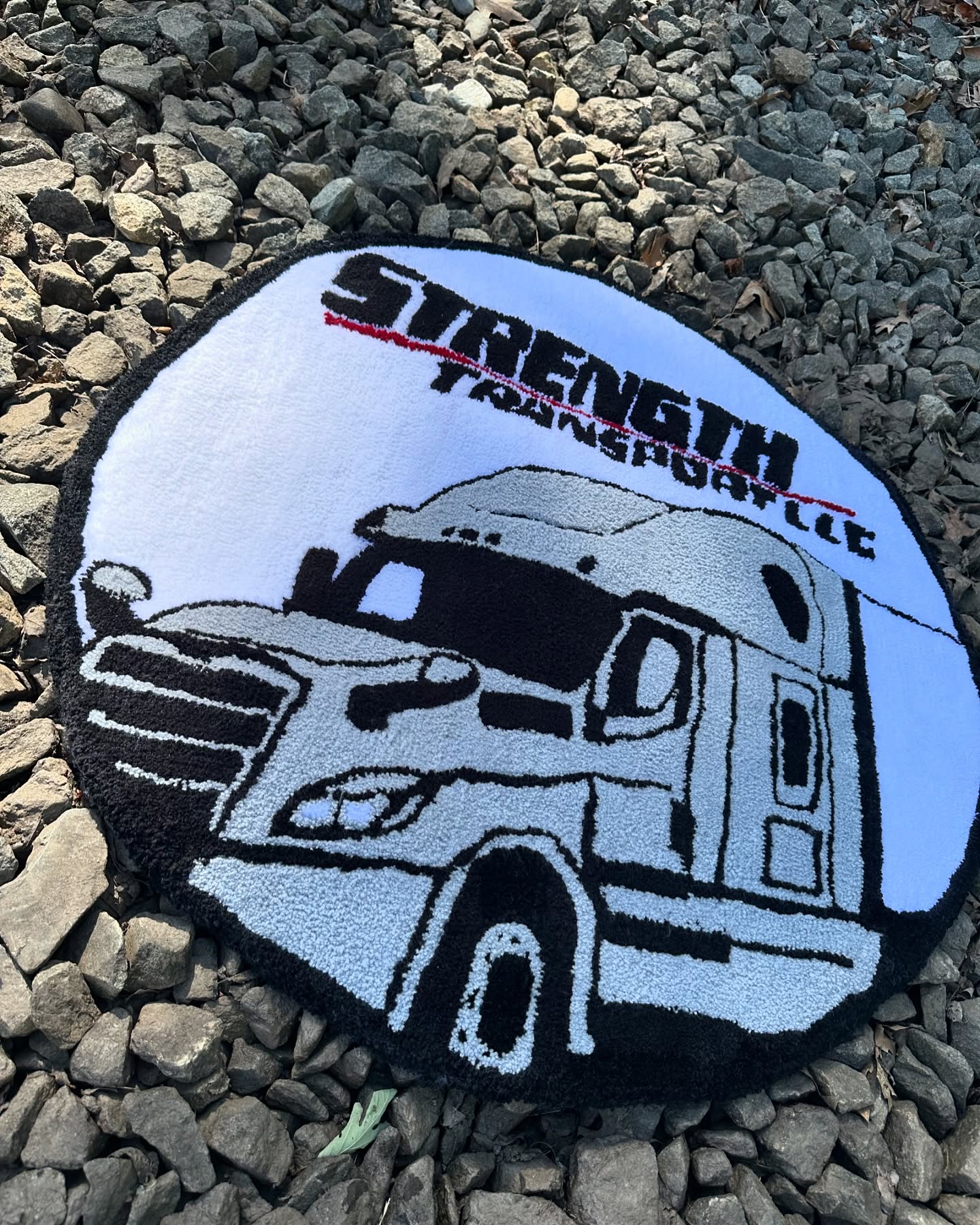 Custom Business Logo Rug (Strength Transport LLC) (3ft x 3ft)
•
•
•
Got the opportunity to design and create my first business logo rug for this up and coming trucking business. Commissions NOW OPEN! DM for a Quote!
•
•
•
#rugs #handmade #floor #tuftingart #rugart #rugdesign #rugmaking #artistsoninstagram #art #fypage #fyp #fypシ #foryoupage #rugsofinstagram #customart #customrugs #commission #commissionart #artistofinstagram #artist #foryou #tuftingrug #tufting #trucks #semi #transport #trucking