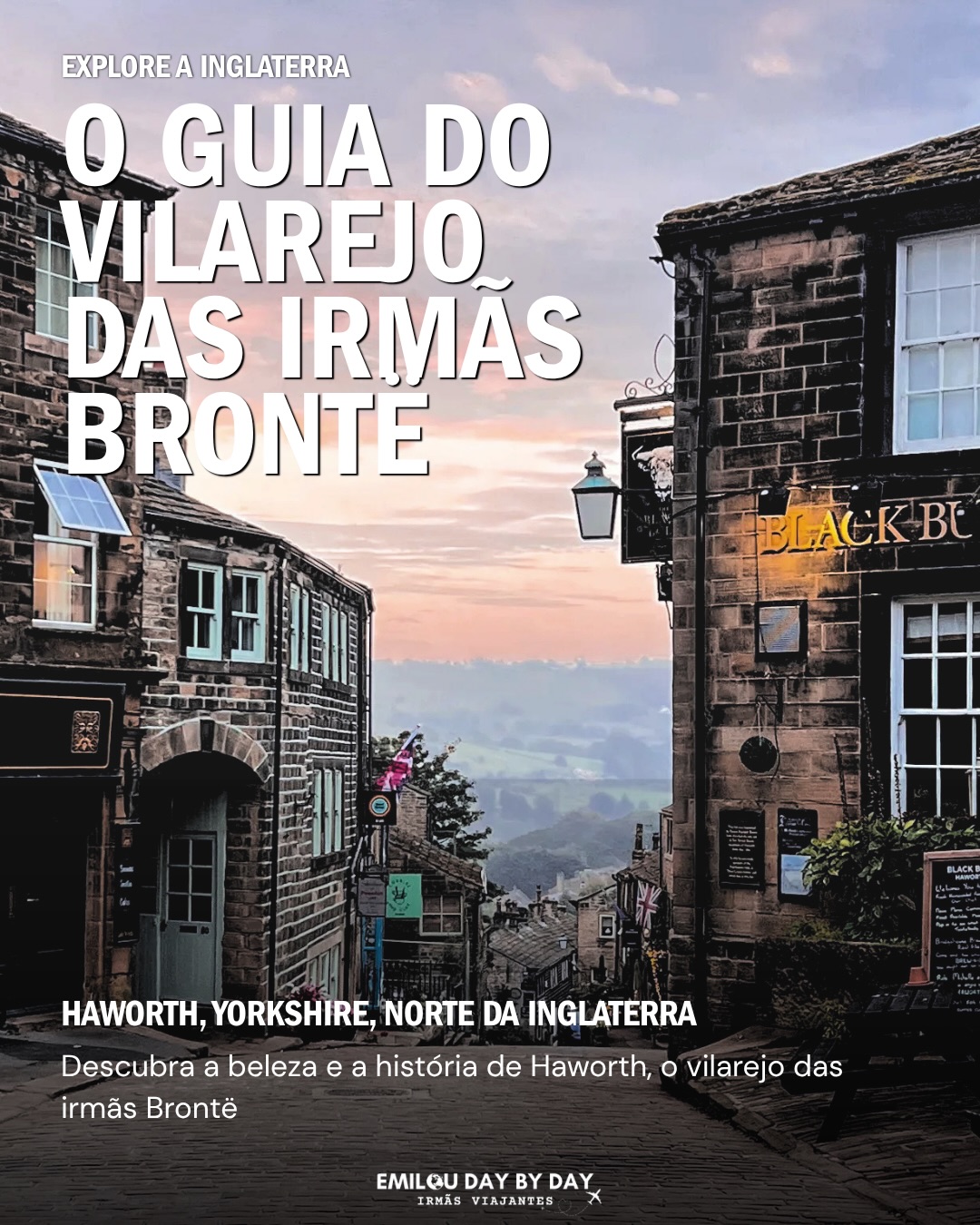 O vilarejo de Haworth, em Yorkshire, é um daqueles lugares que parecem ter parado no tempo.
Conhecido como o vilarejo das irmãs Brontë, foi aqui que nasceram histórias que marcaram a literatura inglesa, cercadas por paisagens dramáticas dos Moors de Yorkshire, ruas de pedra e uma atmosfera única.
Mas visitar Haworth vai muito além de caminhar pela rua principal. Saber onde ir, quanto tempo ficar, como chegar e o que realmente vale a pena faz toda a diferença na experiência.
Foi exatamente por isso que criamos um guia completo de Haworth, com tudo de que você precisa para explorar o vilarejo com praticidade, sem perder tempo e aproveitando cada detalhe.
🎥 Já mostramos tudo em vídeo no canal
🧭 E agora você pode planejar sua visita com ainda mais clareza
💌 Comente “GUIA DAS IRMÃS”
que enviamos o link para você acessar o guia completo
Nos conte, o que você incluiria Haworth no seu roteiro pela Inglaterra?
#GuiaDeHaworth #emiloudaybyday #irmasviajantes
