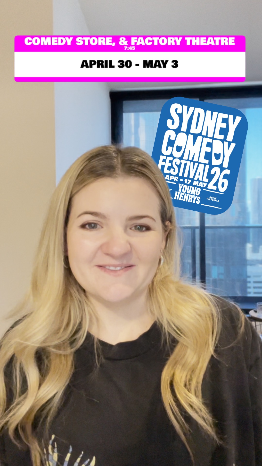 SYDNEY!
I will be performing my new show 'Bittersweet' at the @sydneycomedyfestival
📅 30 April & 1 May
📍 @comedystoresyd
📅 2 & 3 May
📍 @factory_theatre
Click the 🔗 in bio for tickets
#sydneycomedy #whatsonsydney #sydneycomedy