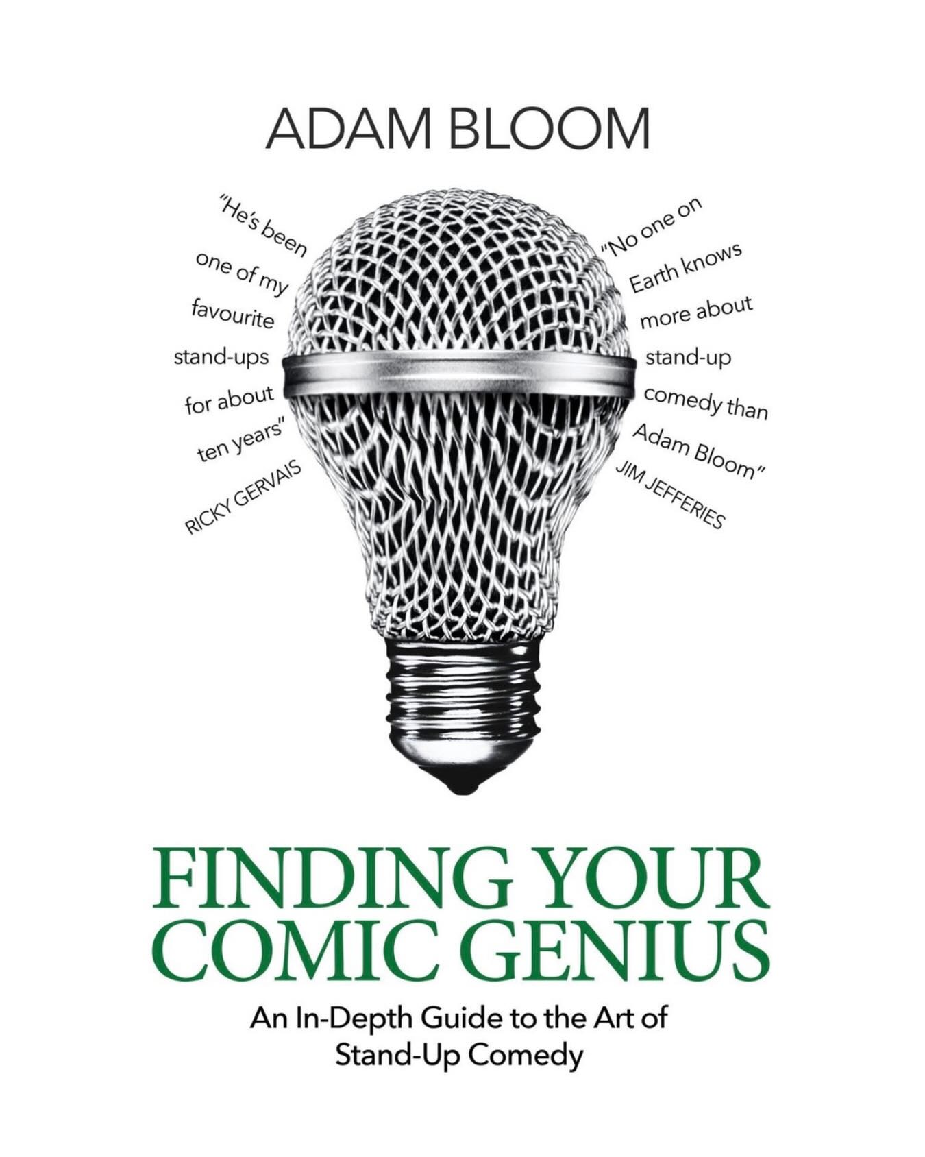 Taking a moment to finally mention my friend @adambloomcomedy wrote the definitive book on comedy.
This is the only book on comedy that could benefit every comedian no matter where they are in their journey. Whether just starting out in open mics or you’ve been at it for twenty years, there is knowledge to be had within these pages.
I feel privileged to have received snippets of these insights first hand on car rides or train journeys all over the country, over the years.
Excellent book, great friend. It’s available all over the internet, and it’s the only book on stand up you’ll ever need.
Well done, Adam.