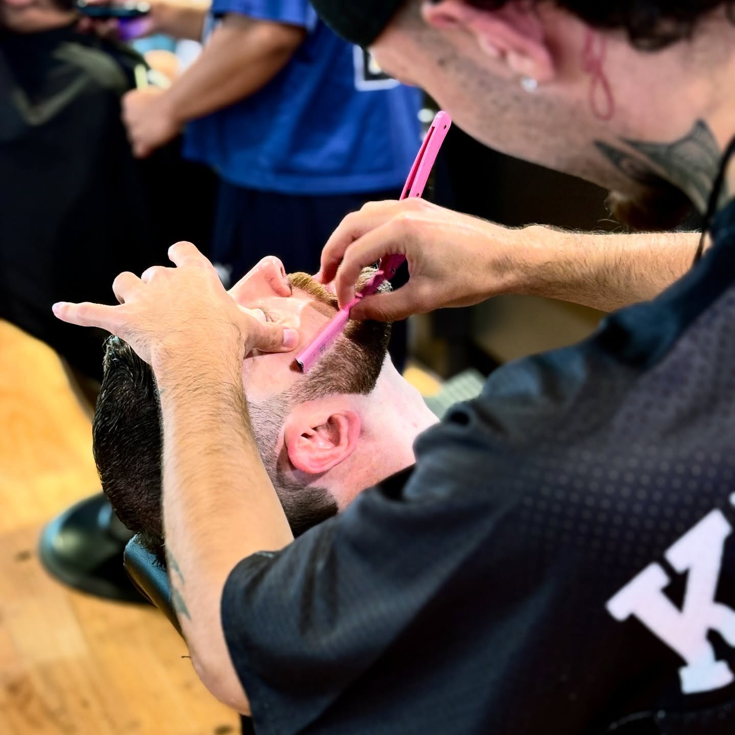 Take your beard to the next level with our hot & cold towel beard trim!
‼️We are open on ANZAC DAY 9am to 5pm‼️
All 9 stations are open for your convenience! Make a bookings today or just walk in!
✌🏽RK TEAM!
