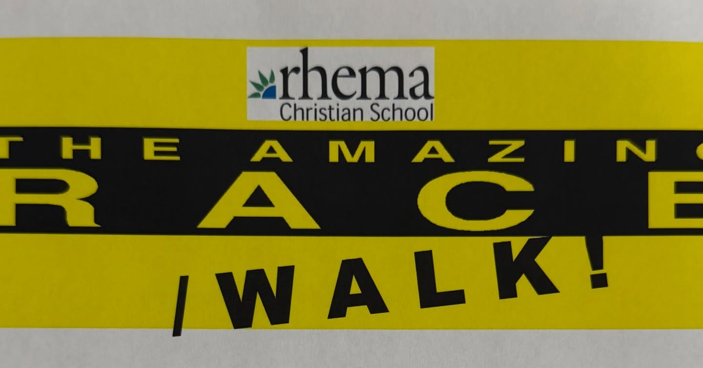 🏁 The Amazing Race is coming!
Join us May 9th at Beavermead Park for a morning of fun, community, and friendly competition, all while supporting Rhema Christian School.
If you’re looking for a student to sponsor, call the office and we can help you out! 🏃♂️🏃♀️