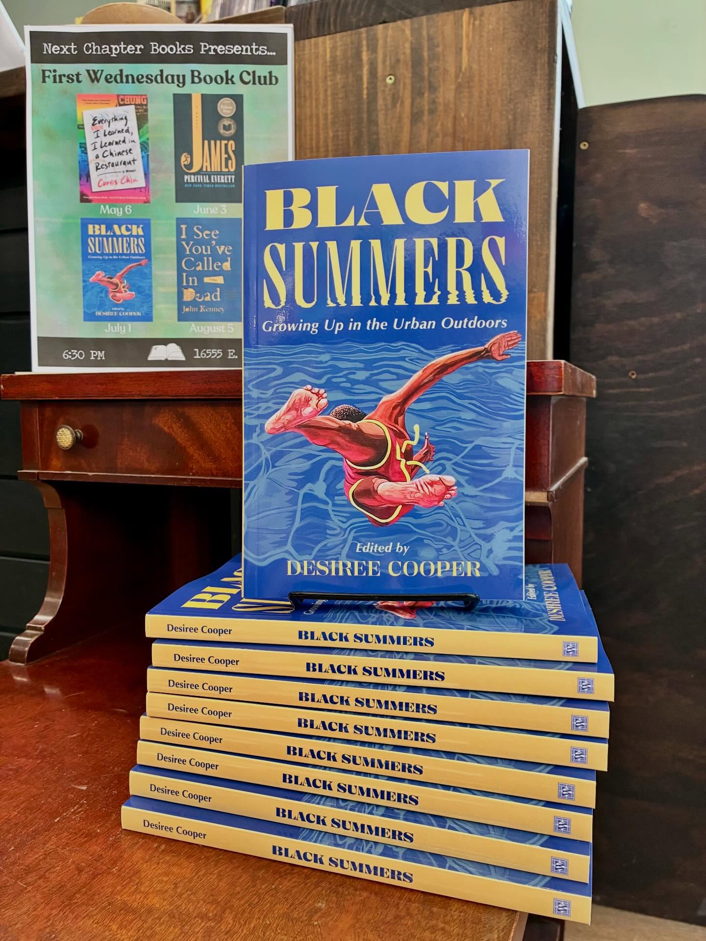 New release! Happy Pub Day to Black Summers: Growing Up in the Urban Outdoors, edited by Desiree Cooper and published by our friends at @wsupress
From Belle Isle to the Swimmobile, and from the Boblo Boat to the Riverwalk, this triumphant, cross-generational exploration of Black joy and resilience is the must read book of the summer for every Detroiter.
This powerful collection is rich in essays, poetry, and even comics by so many Detroit writers you already know and love 💜, all captured with in-color photos. Nice touch @wsupress 👏
We look forward to joining Desiree, WSU Press, and several contributors at the Black Summers book launch on May 28 ( more details to follow!)
Black Summers is also our July 1 book club discussion. We can’t get enough. Join us!
#nextchapterbooksdetroit #detroitbookstore #BlackSummersDetroit #detroitforreaders