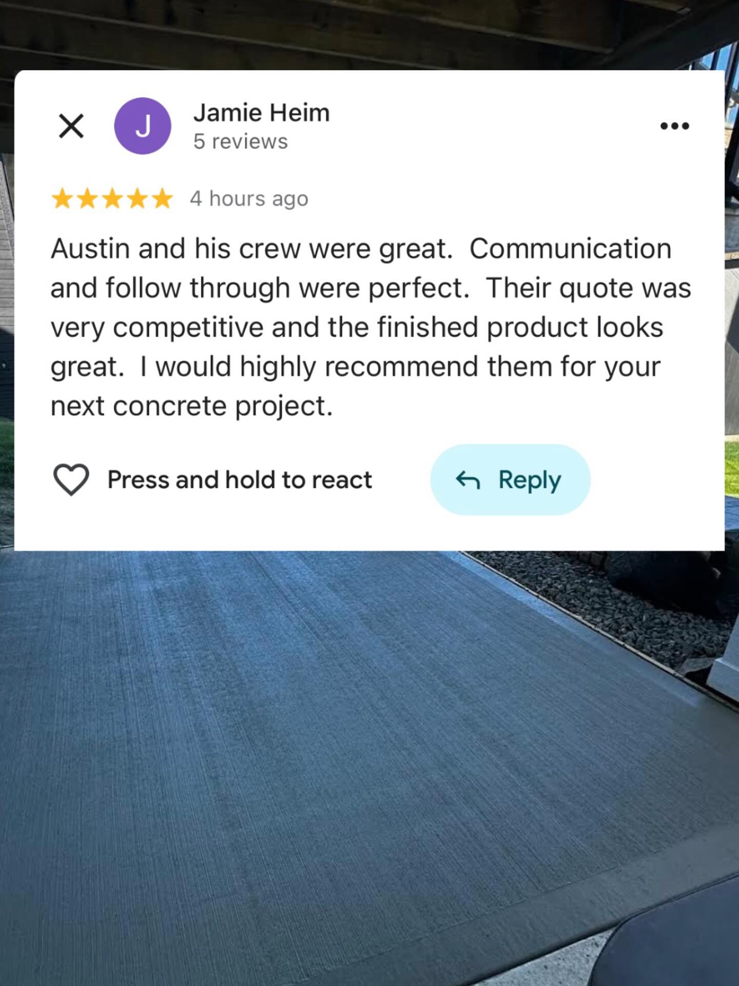 Reviews like this never get old. Thank you for trusting us! Ready for your quote?
Message us today ☀️
#dsmhomes #dsmconcrete #dsmconstruction