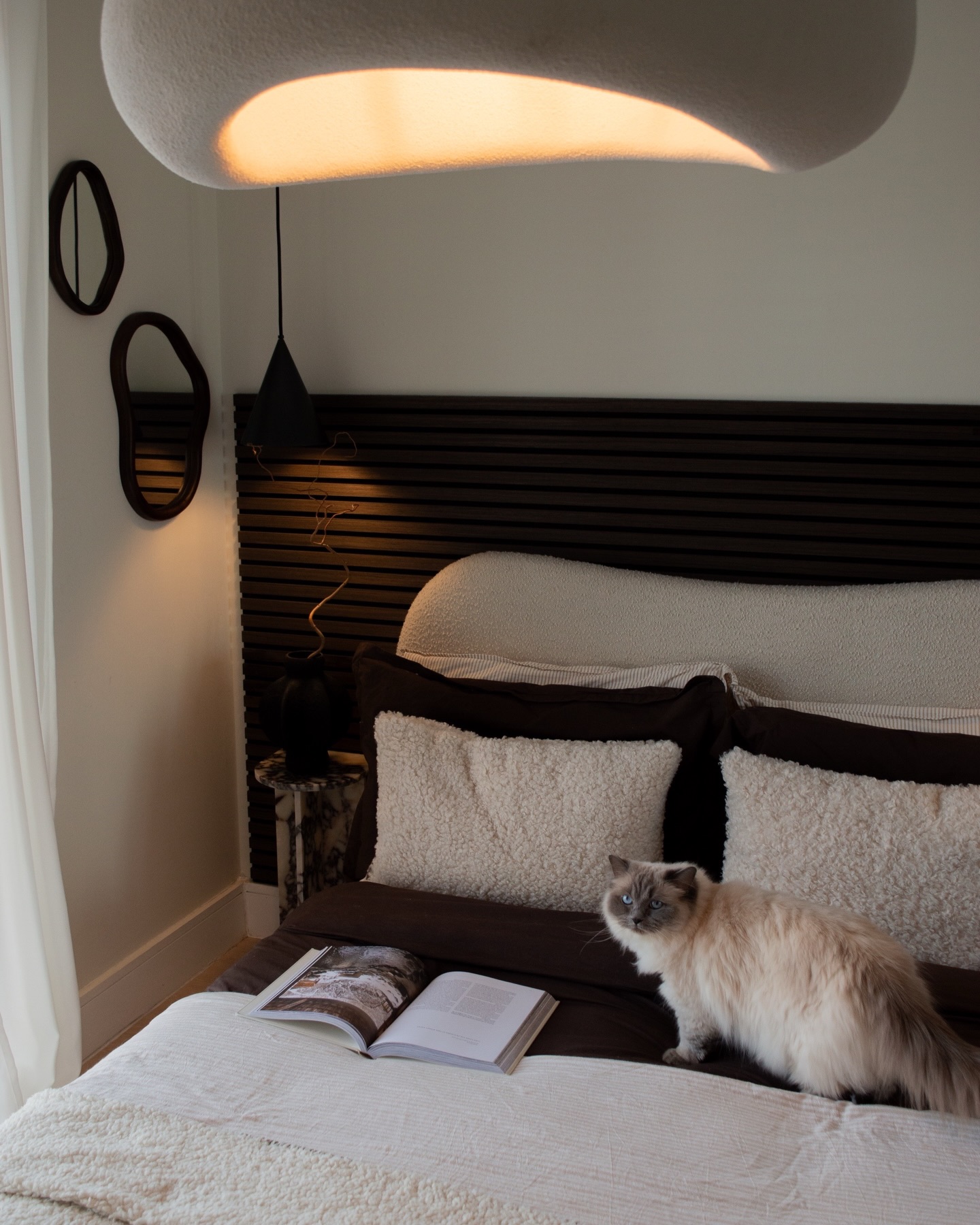 Happy Friday!!!
Soft light, slow morningsโฆ and a tiny cloud with opinions ๐พ โ๏ธ Penguin is always vocal during our shoots ๐ฅน but she always improves the capture!
Have a wonderful day!! And letโs hope for another sunny weekend!
Love,
Nicola & Vicki xxx
Bedroom Decor | Ragdoll Cat | Interior | Cosy Home | Panelling #japandistyle #scandiliving #ragdollofinstagram #ragdoll