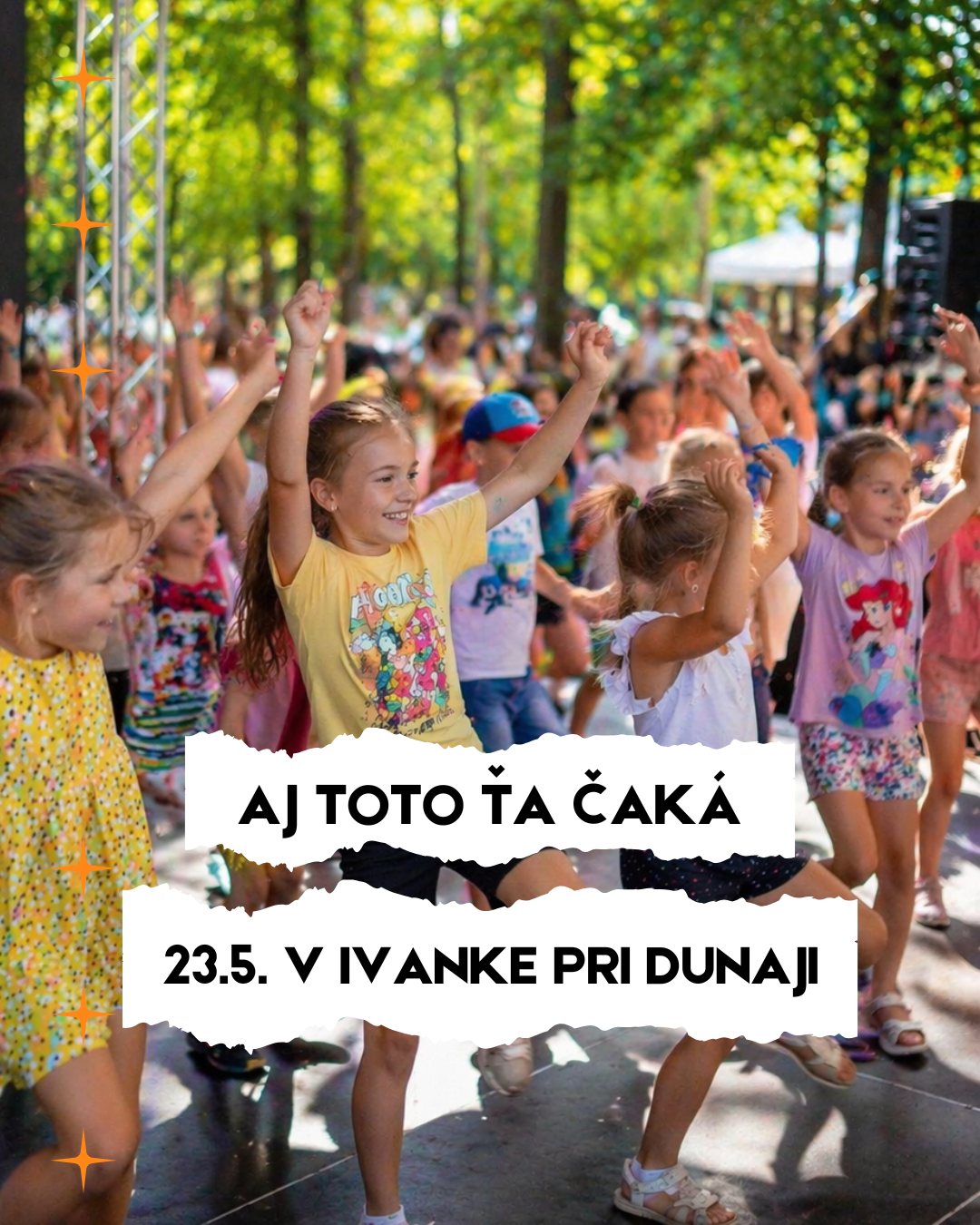 Množstvo sprievodných aktivít doplní náš koncert 🎶 už 23.mája v Inspire v Ivanke pri Dunaji! 😍
Tanečná škola, Maľovanie na tvár, či tvorivé aktivity. A okrem zážitkov si domov môžeš odniesť aj skvelé ceny z našich súťaží! 🍀
Už máš lístky? Nejaké ešte stále nájdeš predpredaj.sk 😎
#koncert #inspiro #ivankapridunaji #sprievodneaktivity #tanečnáskola