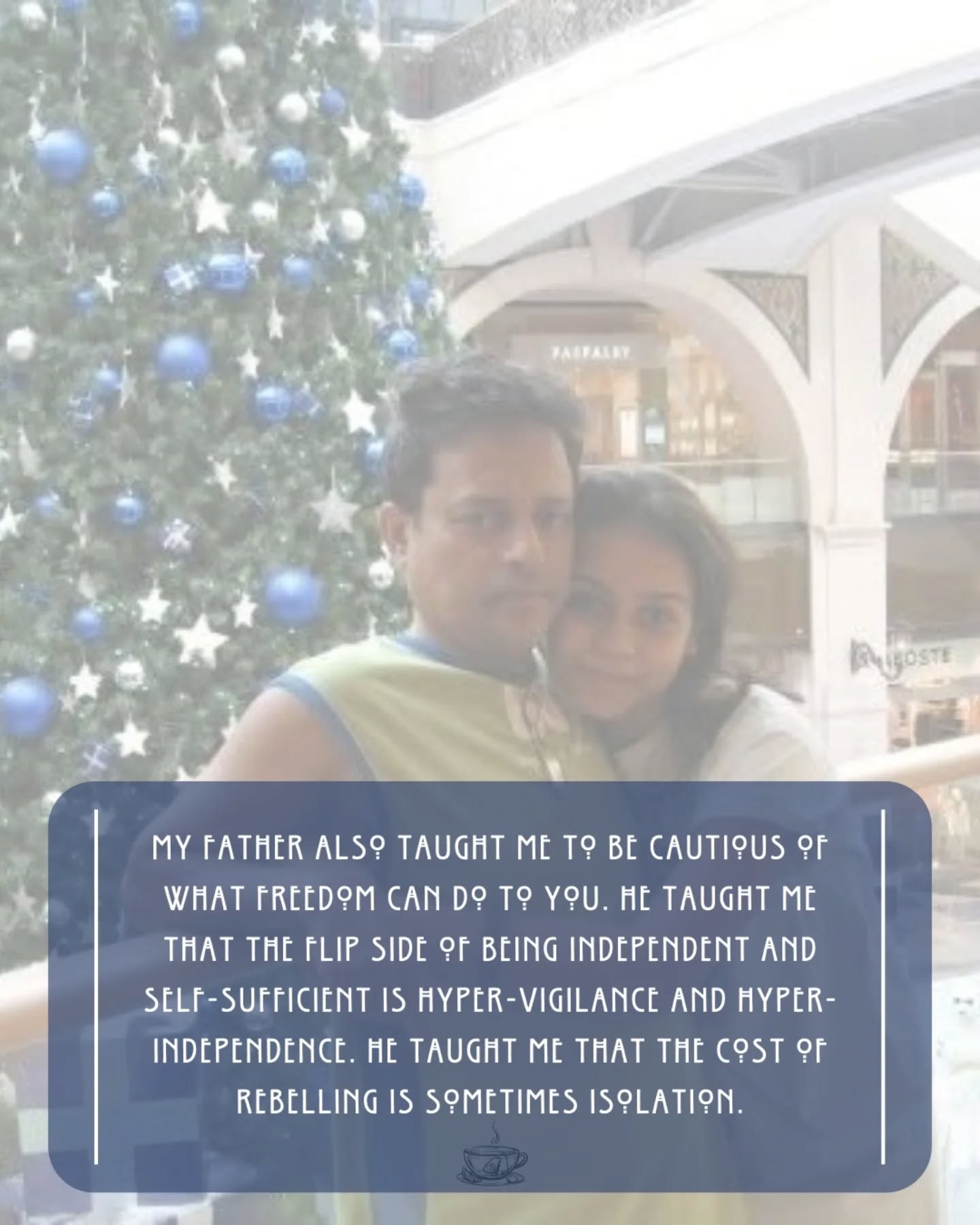 The flip side of what my parents taught me in their lifetimes.
Two sides of the same coin.
Lots of love,
Maitreyi 💜🍀✨