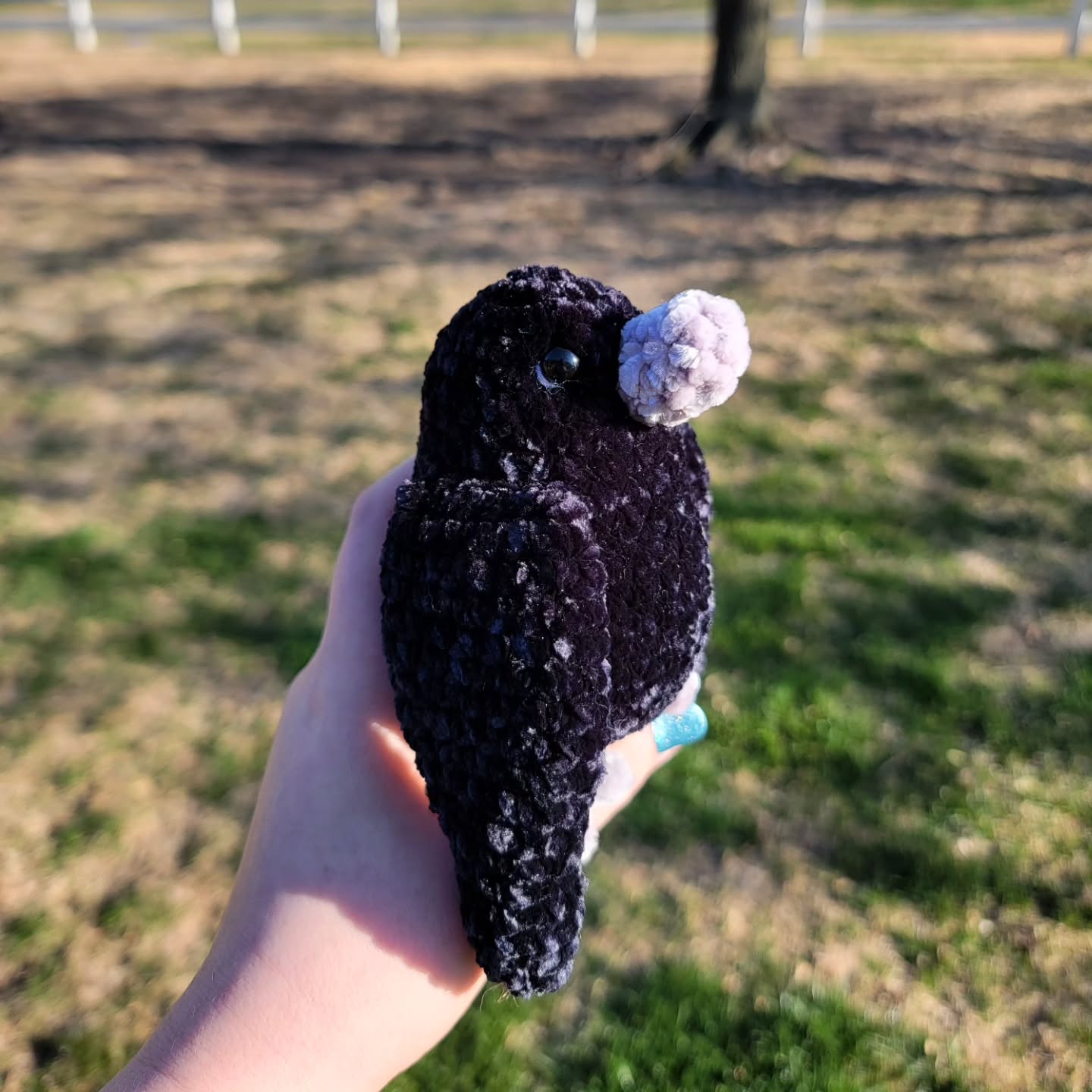 The birds are returning, which means spring is on its way! Would you adopt a raven familiar? 🐦⬛
#findfamiliar #amigarumi #handmade #crochet #smallbusiness