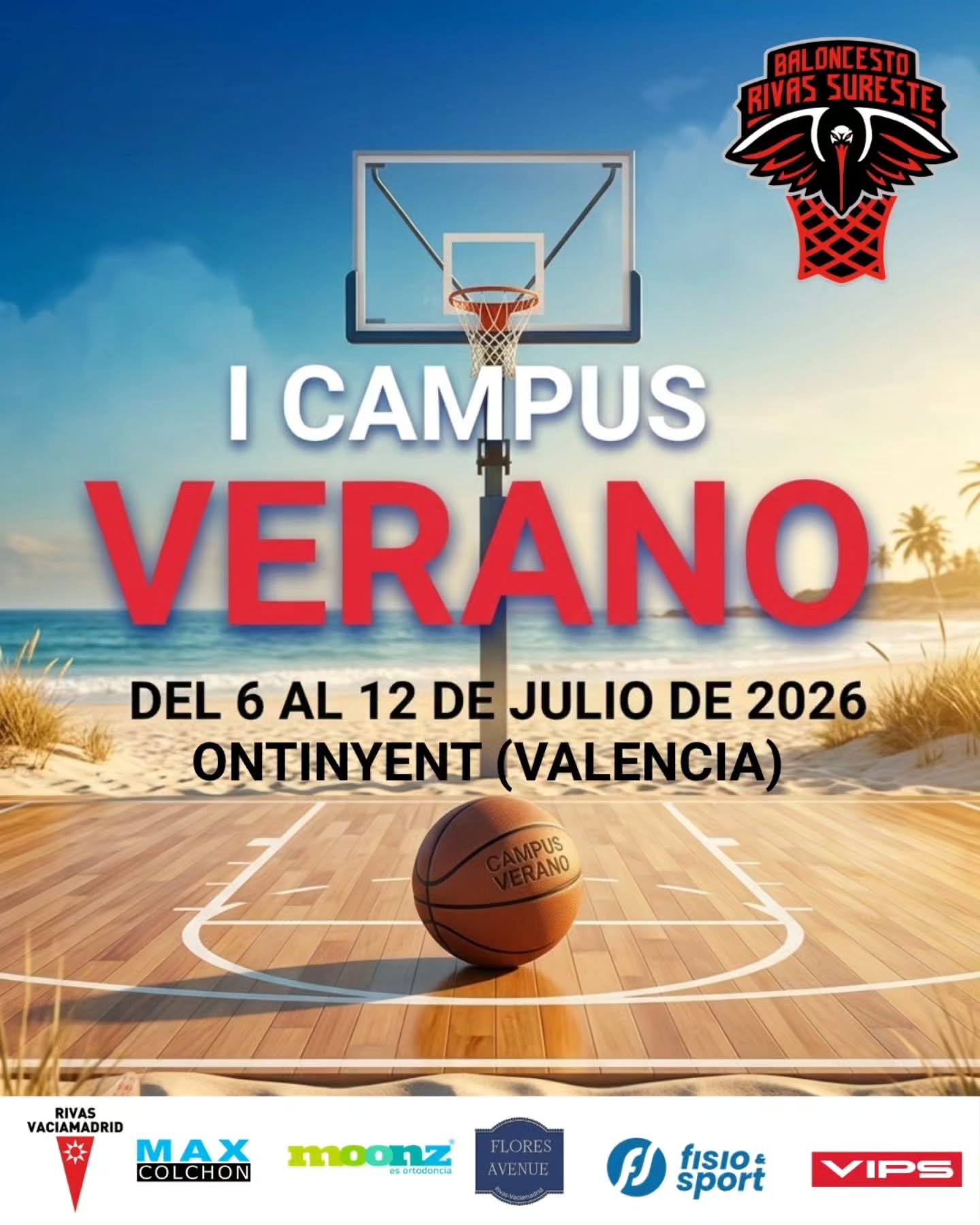 ¡Estamos súper contentos de anunciar algo muy especial!
Este año lanzamos nuestro primer Campus de Verano, y no podríamos estar más ilusionados. Tendrá lugar en Ontinyent (Valencia), en un entorno perfecto para disfrutar, aprender y vivir una experiencia inolvidable.
Hemos preparado un programa lleno de actividades, diversión, aprendizaje y momentos únicos para todos los participantes.
Si quieres saber más detalles, en nuestra web encontrarás la información completa. Y si ya lo tienes claro… ¡no lo dudes! Puedes rellenar el formulario de inscripción directamente desde allí o encontrarlo en nuestra bio.
¡Nos vemos este verano!
#BaloncestoRivasSureste #DefendTheRed
