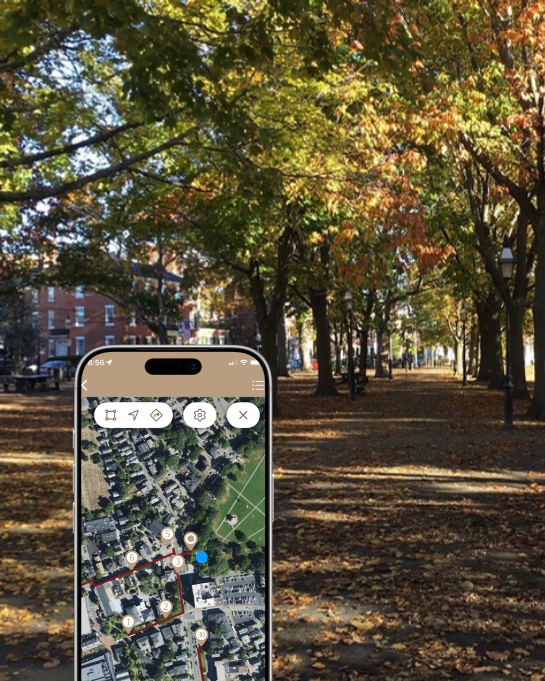 Salem on Your Own's live GPS blue dot is a game-changer! ๐บ๏ธ It's like having your own personal tour guide always with you. And with the live link to your phone's navigation app, getting around is a breeze! No more getting lost, just pure touring bliss! ๐ถโโ๏ธ
