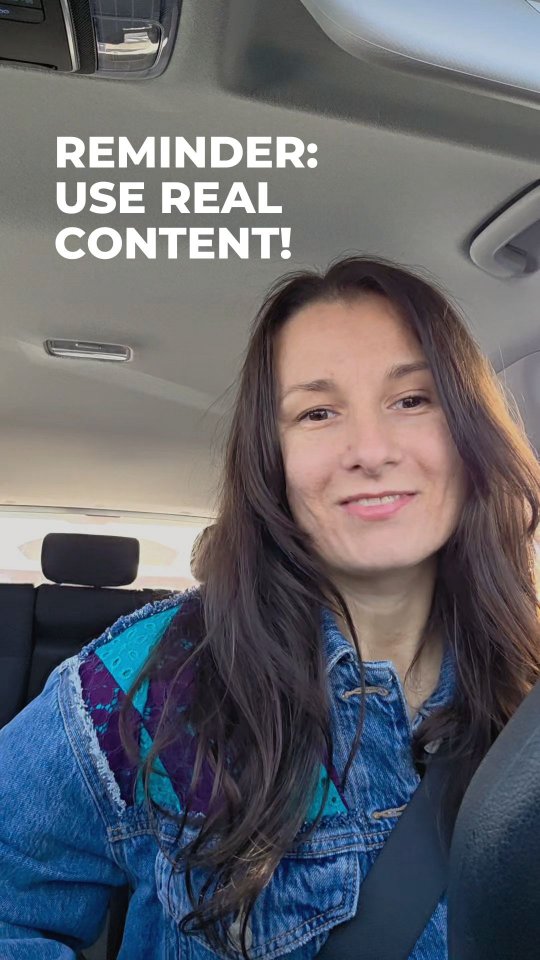 Real > perfect
You don’t need a full production crew… you just need real moments. Your space, your work, your people. That’s what connects. 💬
And the numbers back it up.
88% of consumers say authenticity matters when choosing a brand. (Source: Stackla Consumer Content Report, now Nosto)