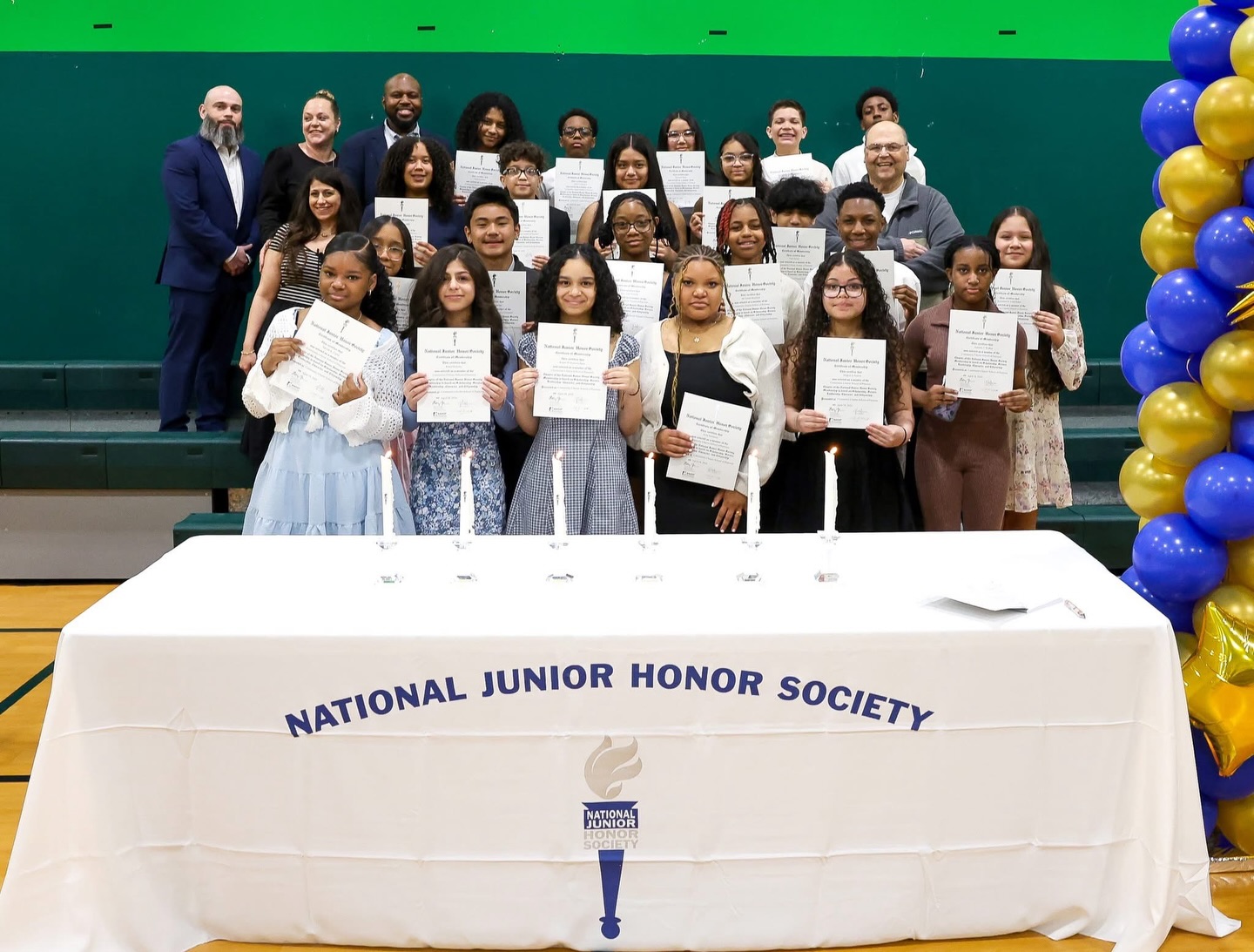 Celebrating excellence at The Community Charter School of Paterson!
@ccspnj proudly inducted 8 eighth-grade students and 14 seventh-grade students into the National Junior Honor Society. These outstanding students have demonstrated excellence across five key pillars: Scholarship, Service, Leadership, Character, and Citizenship.
Each inductee met rigorous criteria, including maintaining a strong GPA, engaging in meaningful community service, showing leadership, and earning strong faculty recommendations.
Join us in congratulating these exemplary students! We are incredibly proud of them for their hard work and dedication. This is just the beginning of all they will achieve!
#NJHS #StudentSuccess #CCSP #Paterson #excellence