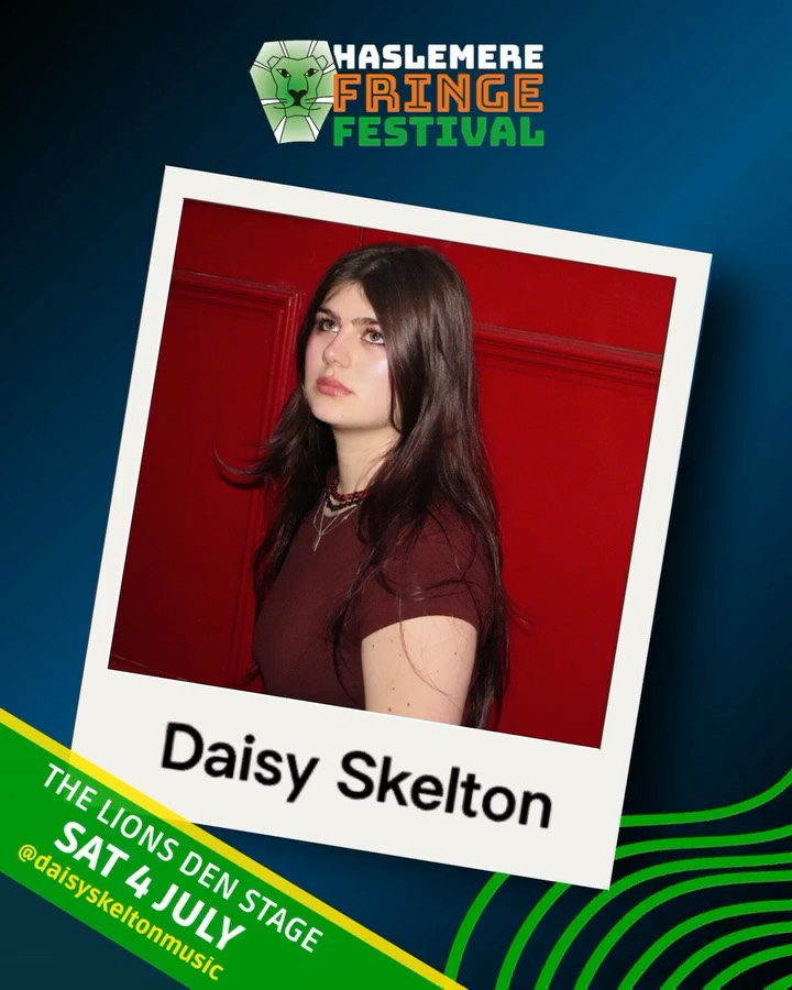 The Lions Den Stage welcomes Daisy Skelton a singer-songwriter from West Sussex to the stage on Saturday 4 July!
Daisy has spent her entire life writing songs about anything and everything that happens in her life and first picked up a guitar at age 7.
Her songs sound like a friend is telling you a story, with conversational but meticulous lyrics combined by soft stacks of harmonies and energetic guitars.
Daisy has been gigging around London and the South since 2022, playing at iconic venues such as the Boileroom, the Bedford and the Troubadour, and has just announced her first single of 2026 - āSpeedwalkingā.
#surreymusicscene #feelgoodmusic #festivalseason #LiveMusic #haslemerefringe2026 #emergingartists