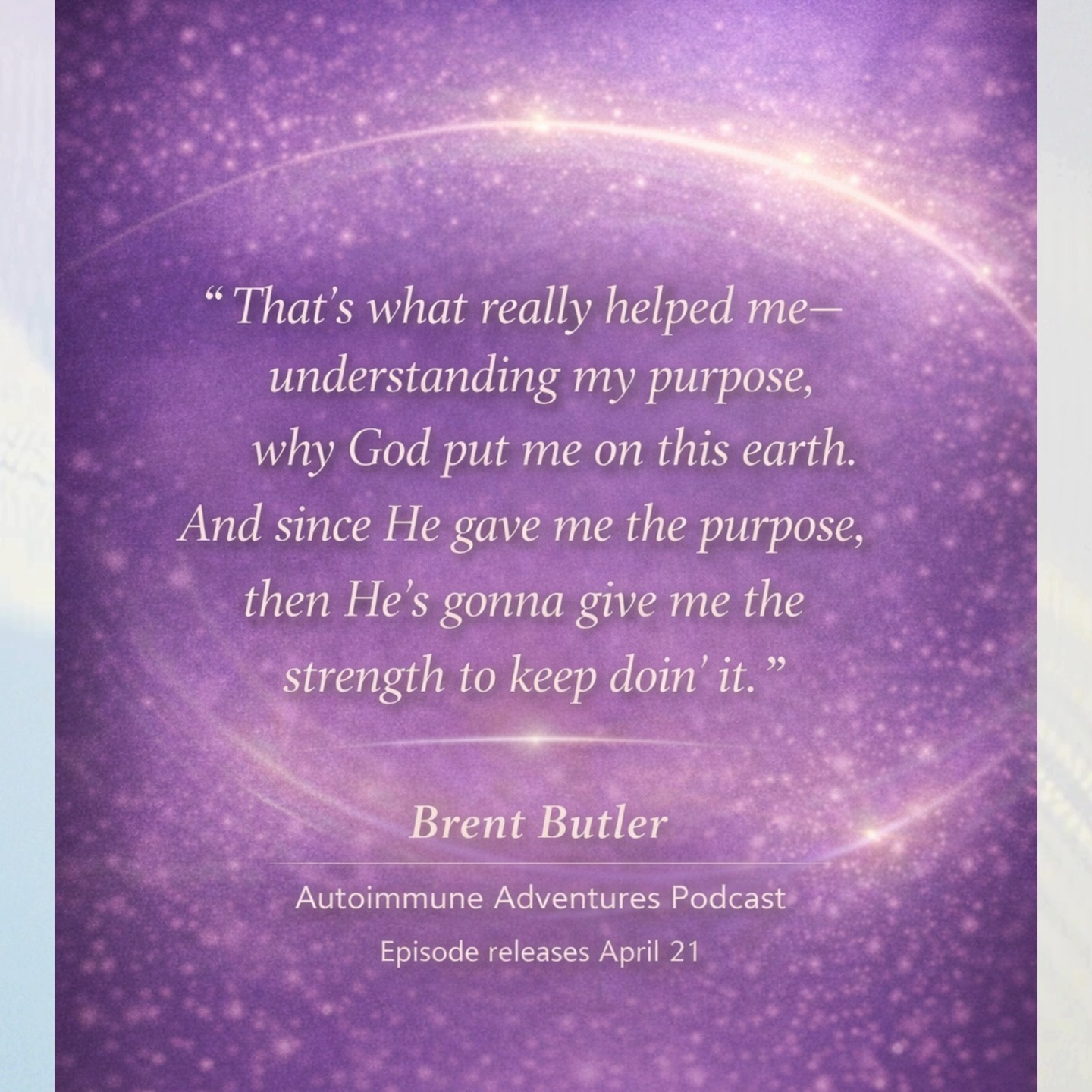 Chronic illness doesn’t just affect the body.
It asks deeper questions.
Faith. Purpose. Strength when things don’t turn out the way you hoped.
This conversation goes there.
🎧 Brent Butler’s episode releases April 21
🌐 www.autoimmuneadventures.com
#FaithAndHealing #ChronicIllness #Purpose #Resilience