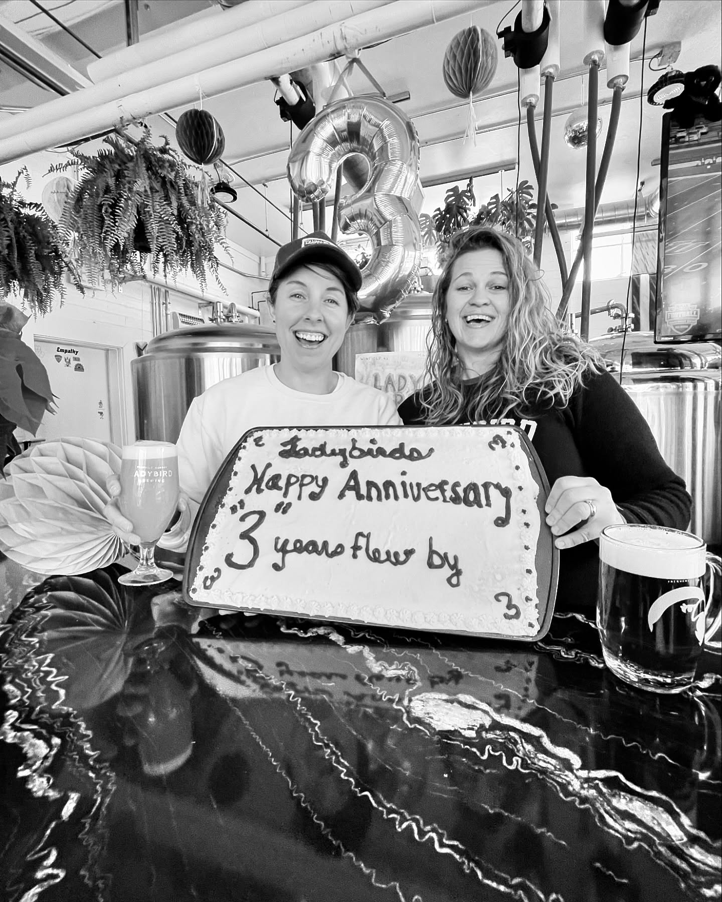 “‘3 years flew by’ ….
do ya see what I did there?”
- Mom
Thanks to everyone who came and played bingo, drank beer, and ate corndogs with us to celebrate 3 years. Also, thanks for making us a cake, mom. And thanks Aunt Suz for calling bingo. We’re so lucky to share this ride with ALL of you. XOXO
PS we’ll be playing more BINGO moving forward, as that was a pretty good time — and we have this fancy bingo machine.